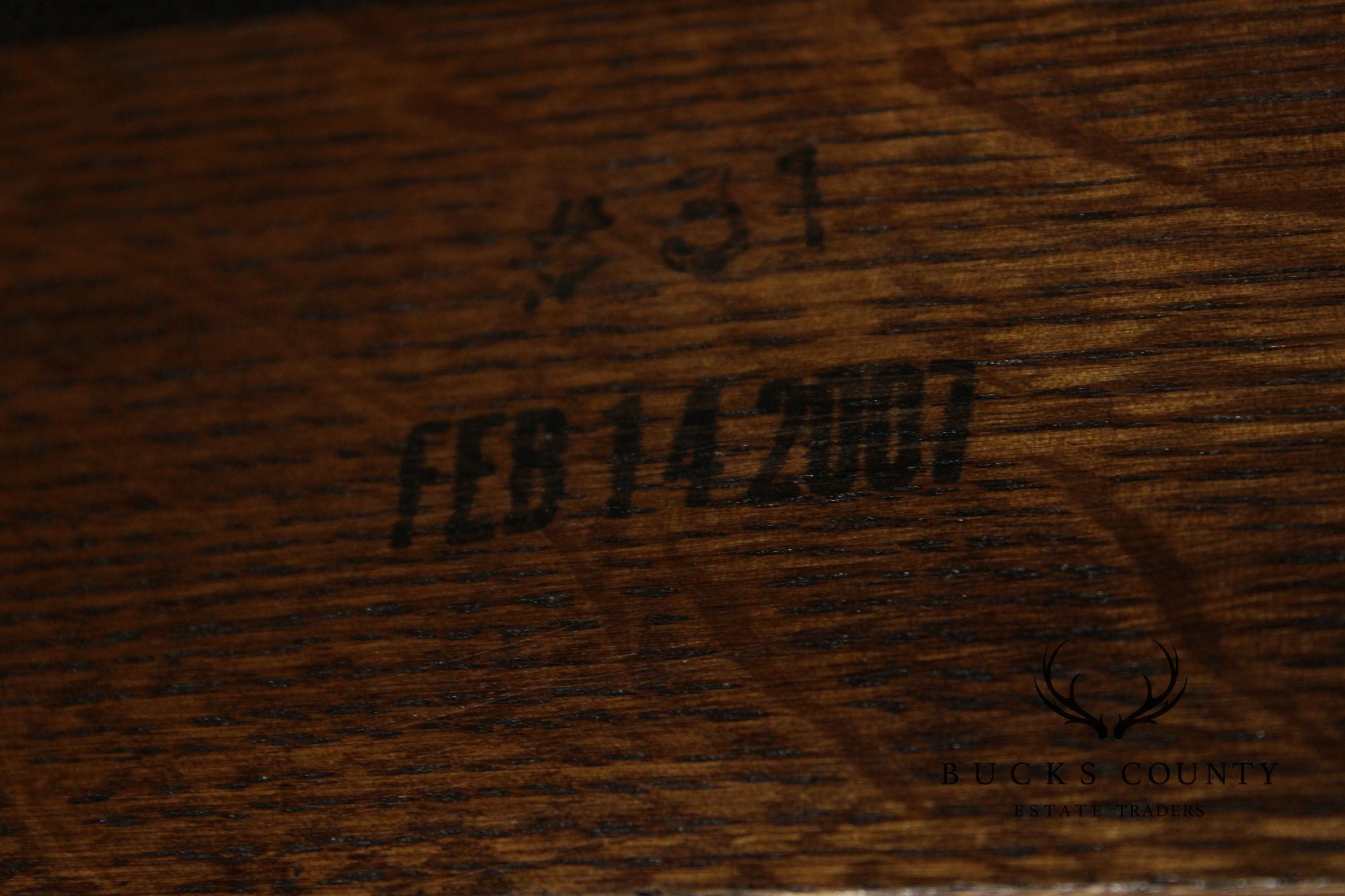 Stickley Mission Collection Limbert Style Oak Cafe Chair