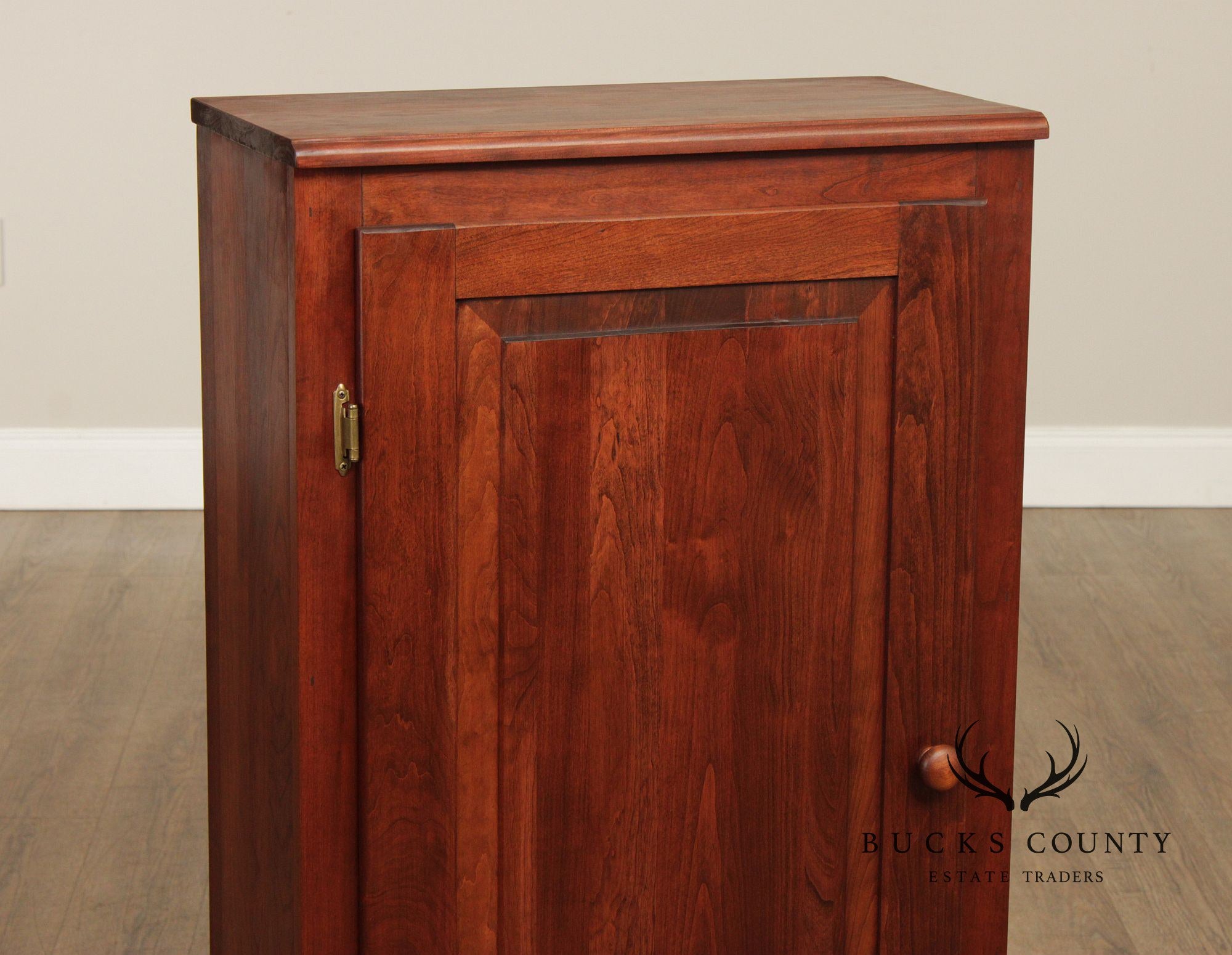 Woxall Woodcraft Custom Solid Cherry One Door Cabinet