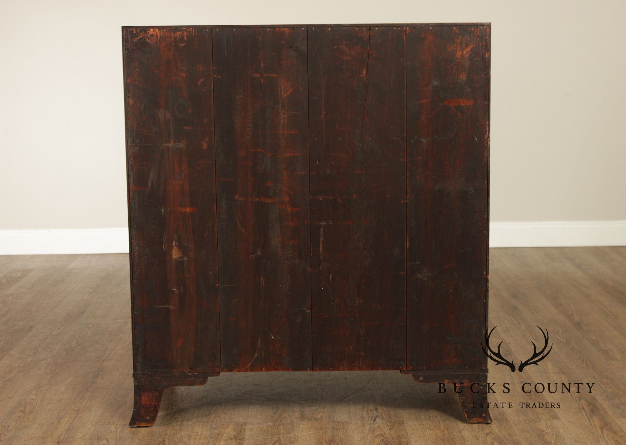 Antique Hepplewhite Style Cherry Slant Front Desk