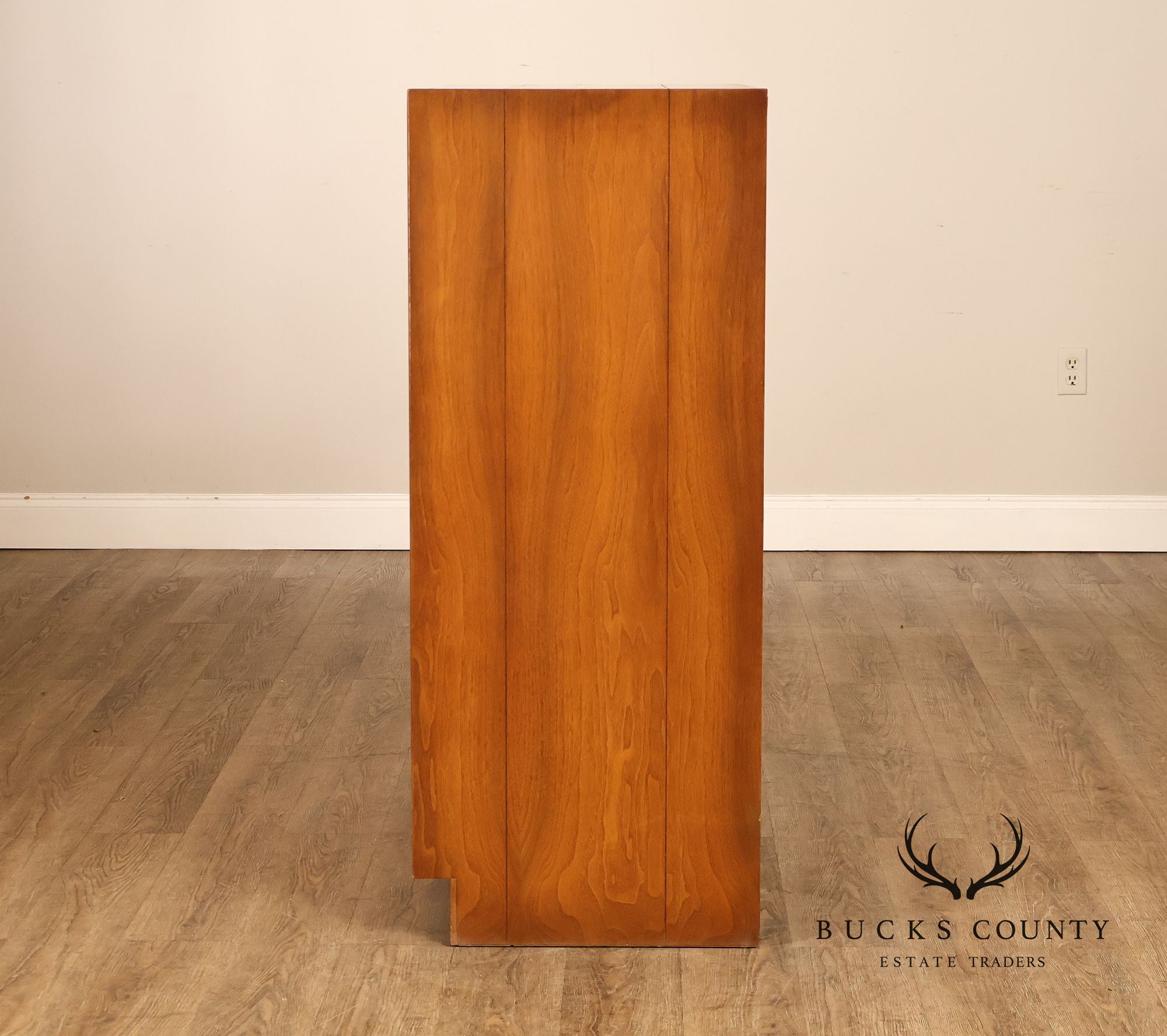American of Martinsville Mid Century Modern Walnut Tall Chest