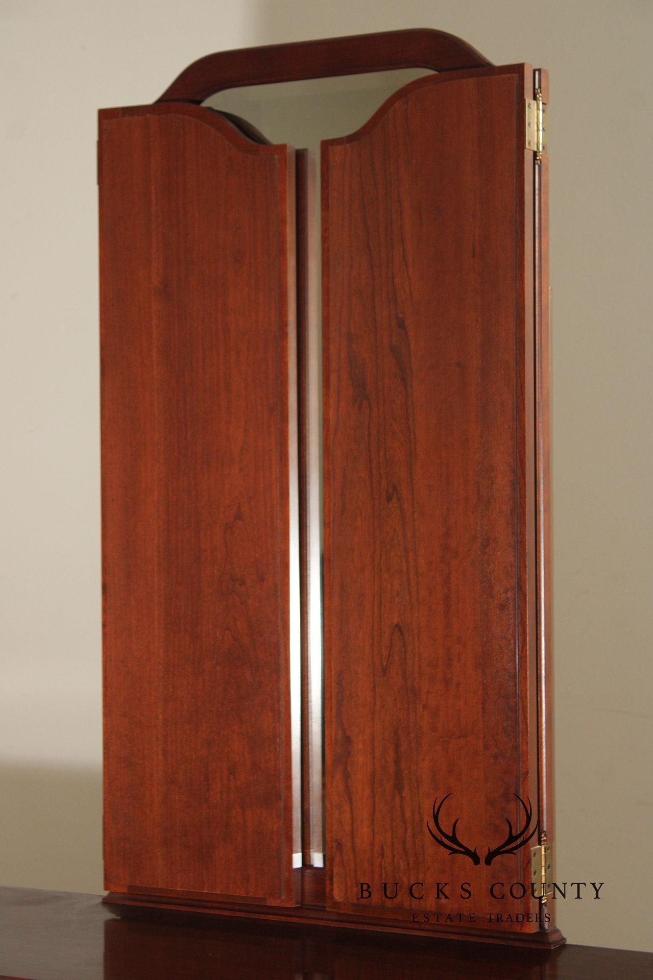 Pennsylvania House Chippendale Style Cherry Long Dresser with Mirror