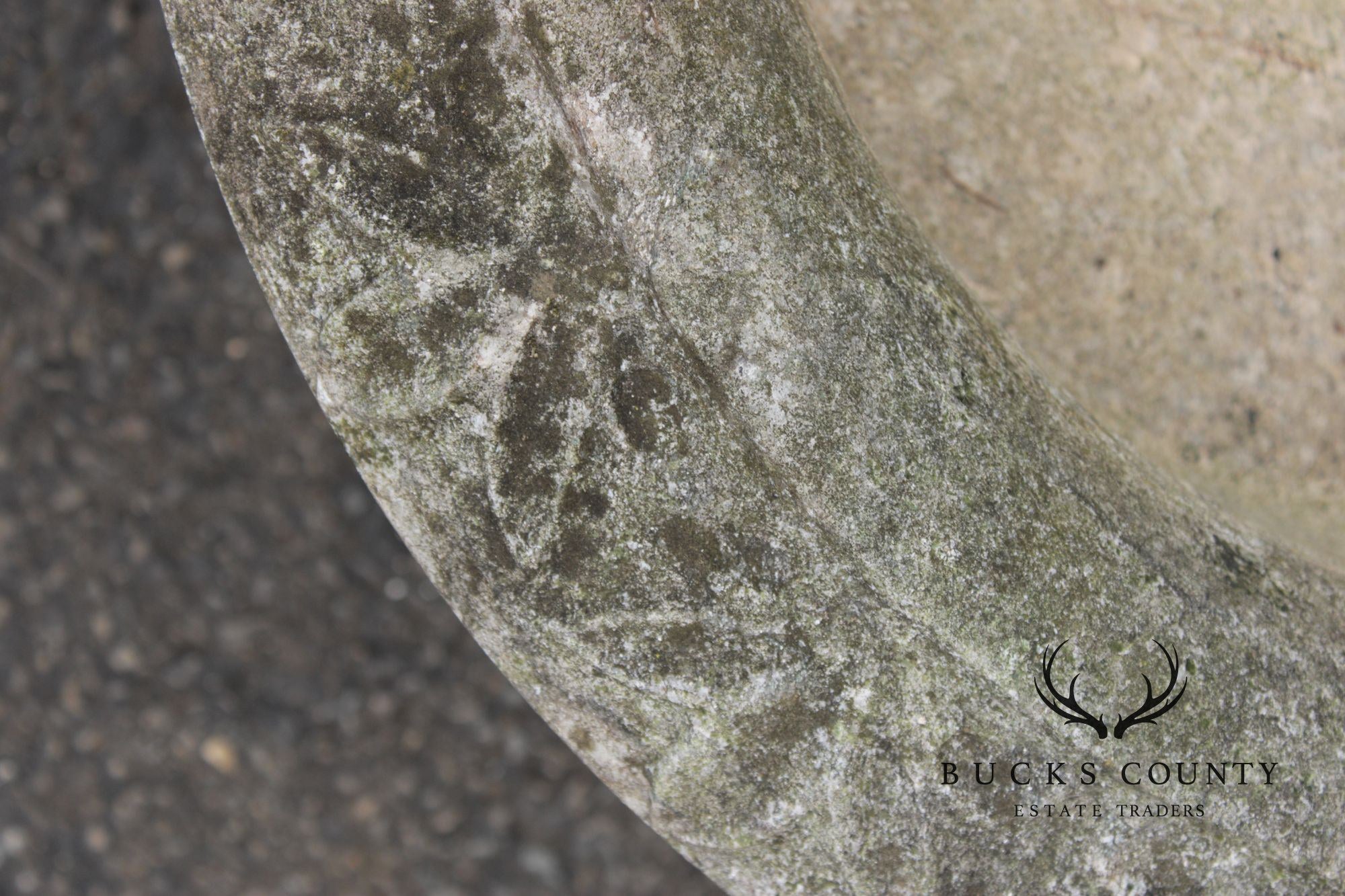 Cast Stone Vintage Pair Garden Urn Planters