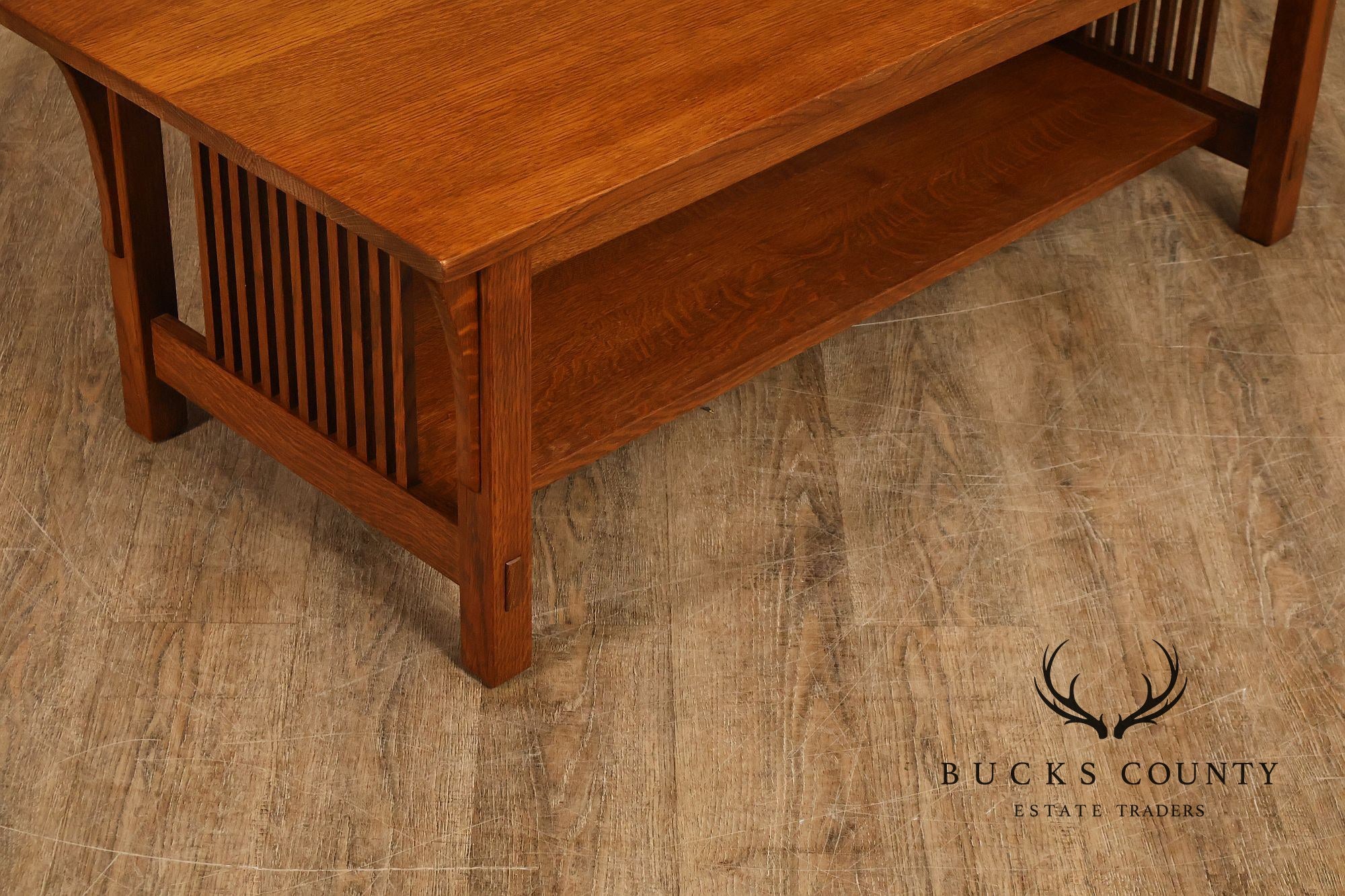 Stickley Mission Collection Oak Cocktail Table