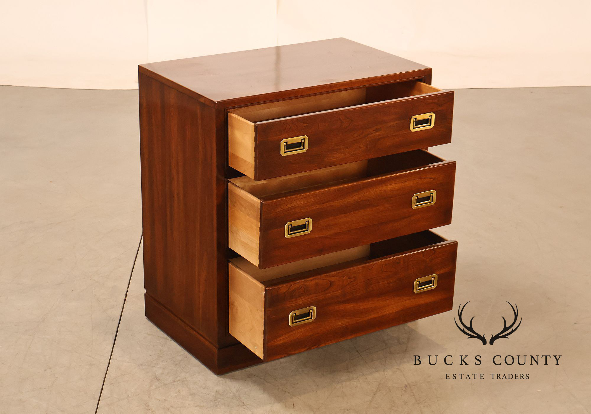 Ethan Allen Campaign Style Chest of Drawers