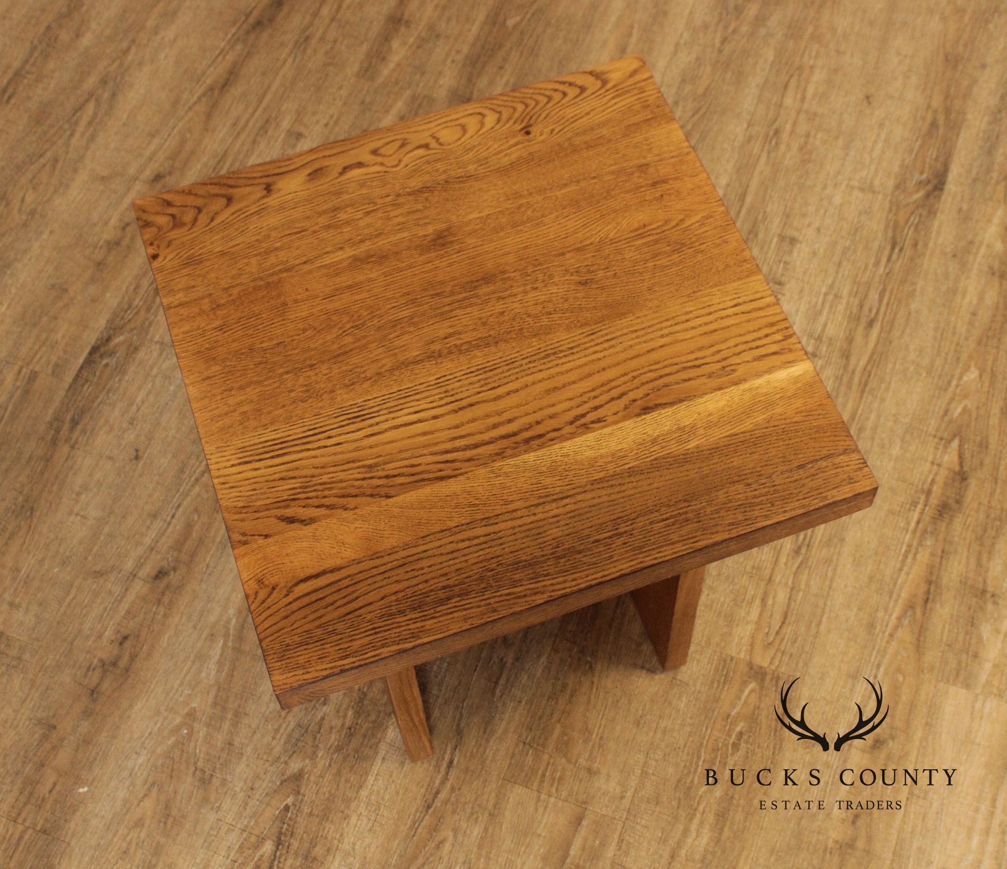 Mission Style 'Edgar' Oak End Table