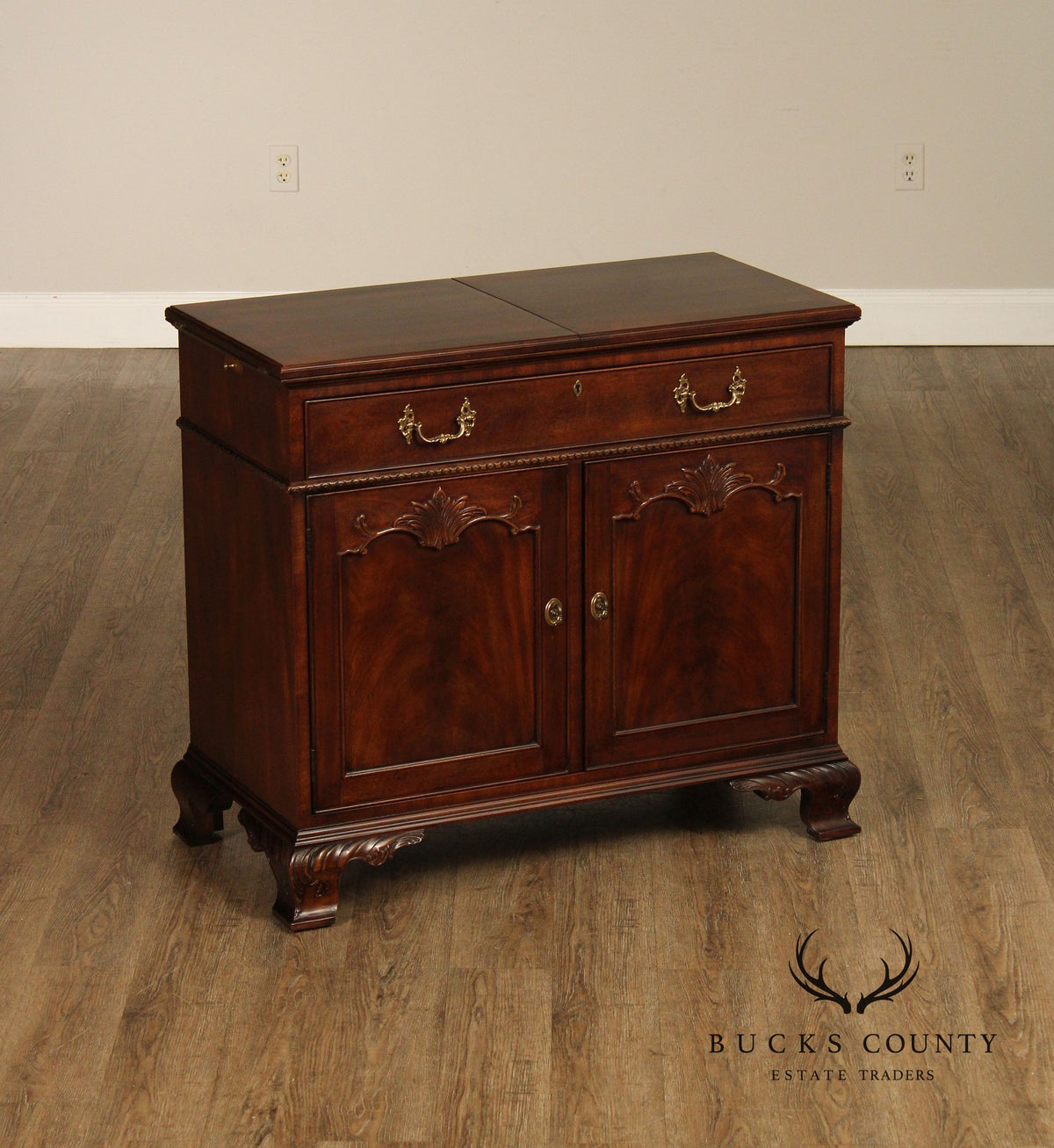 Henredon Rittenhouse Square Collection Mahogany Flip-Top Server