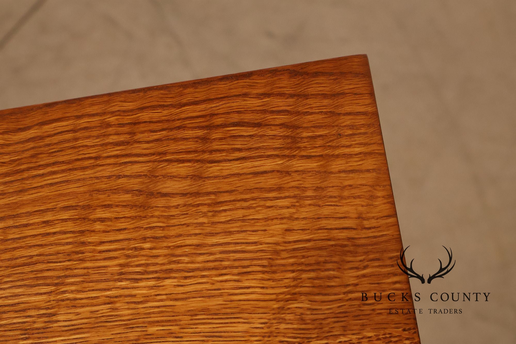 Stickley Mission Collection Oak Spindle Desk Library Table