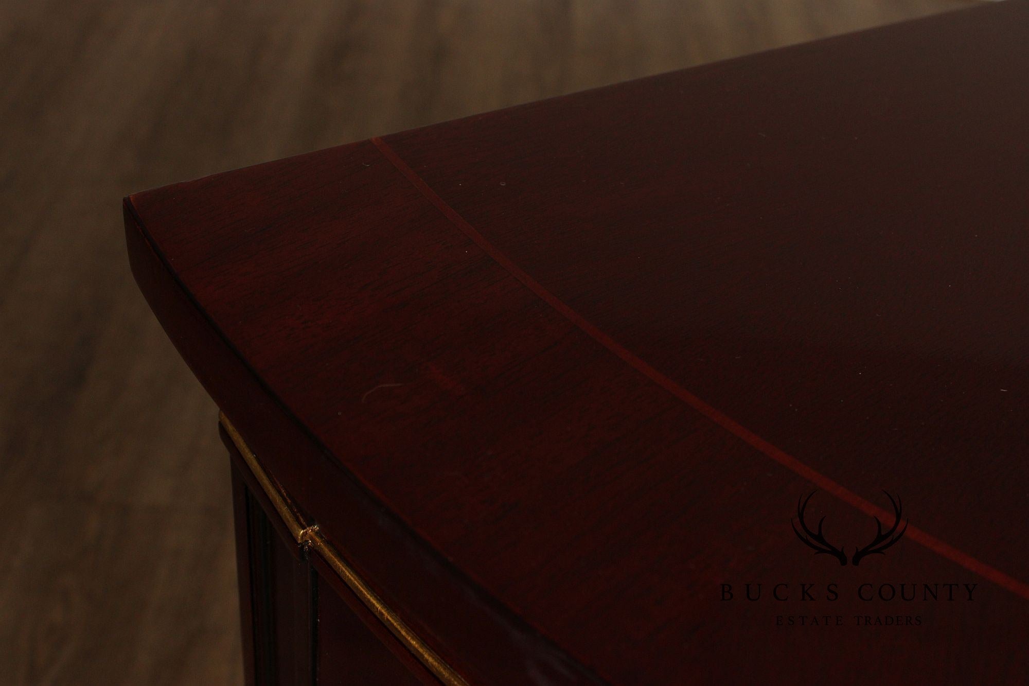 Kindel Winterthur Mahogany Demilune Cabinet