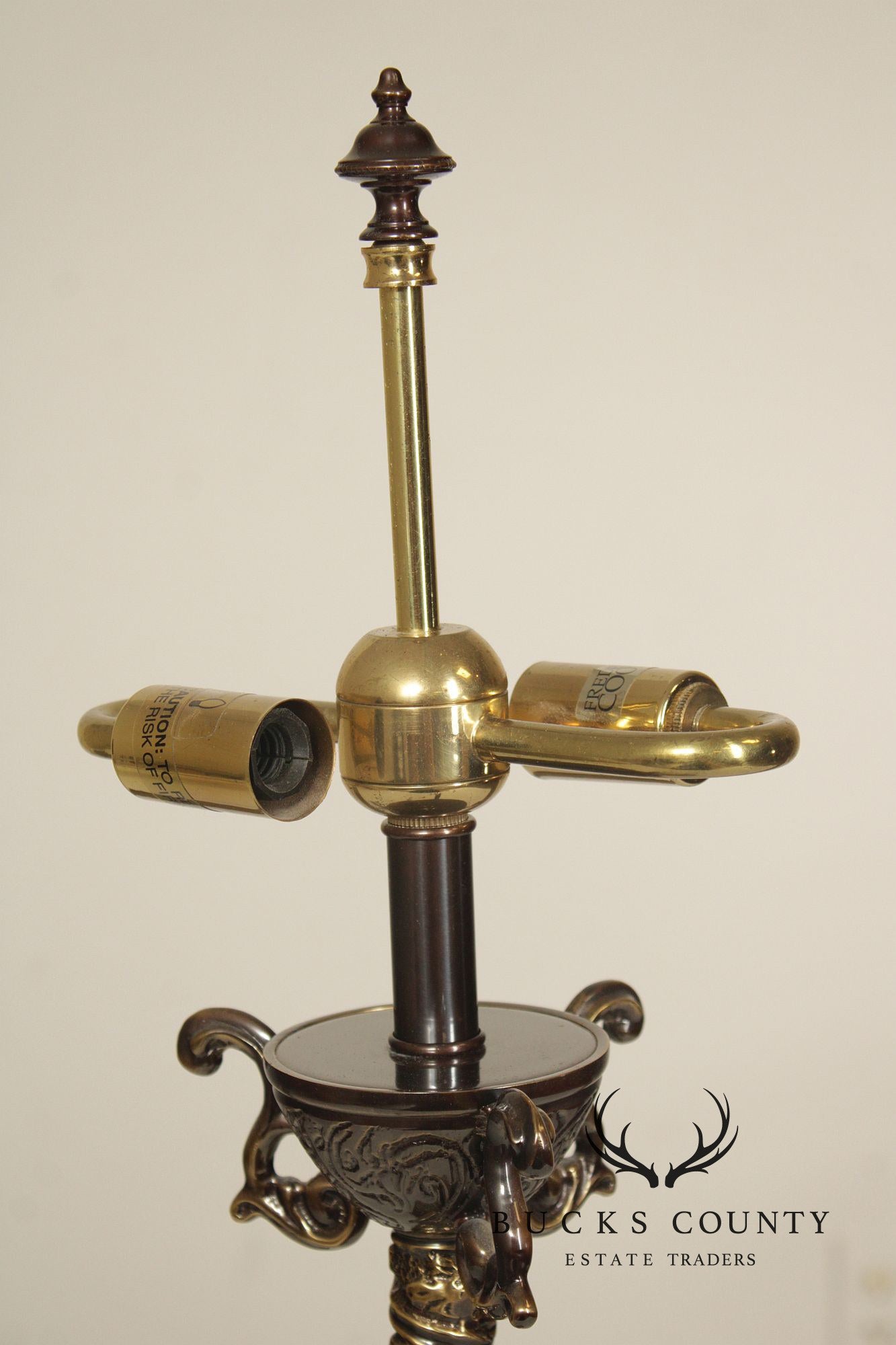 Frederick Cooper Rococo Style Brass Table Lamp
