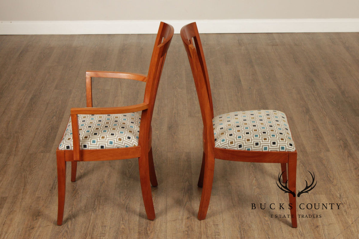 Stickley Highlands Collection Set of Six Cherry Side Chairs