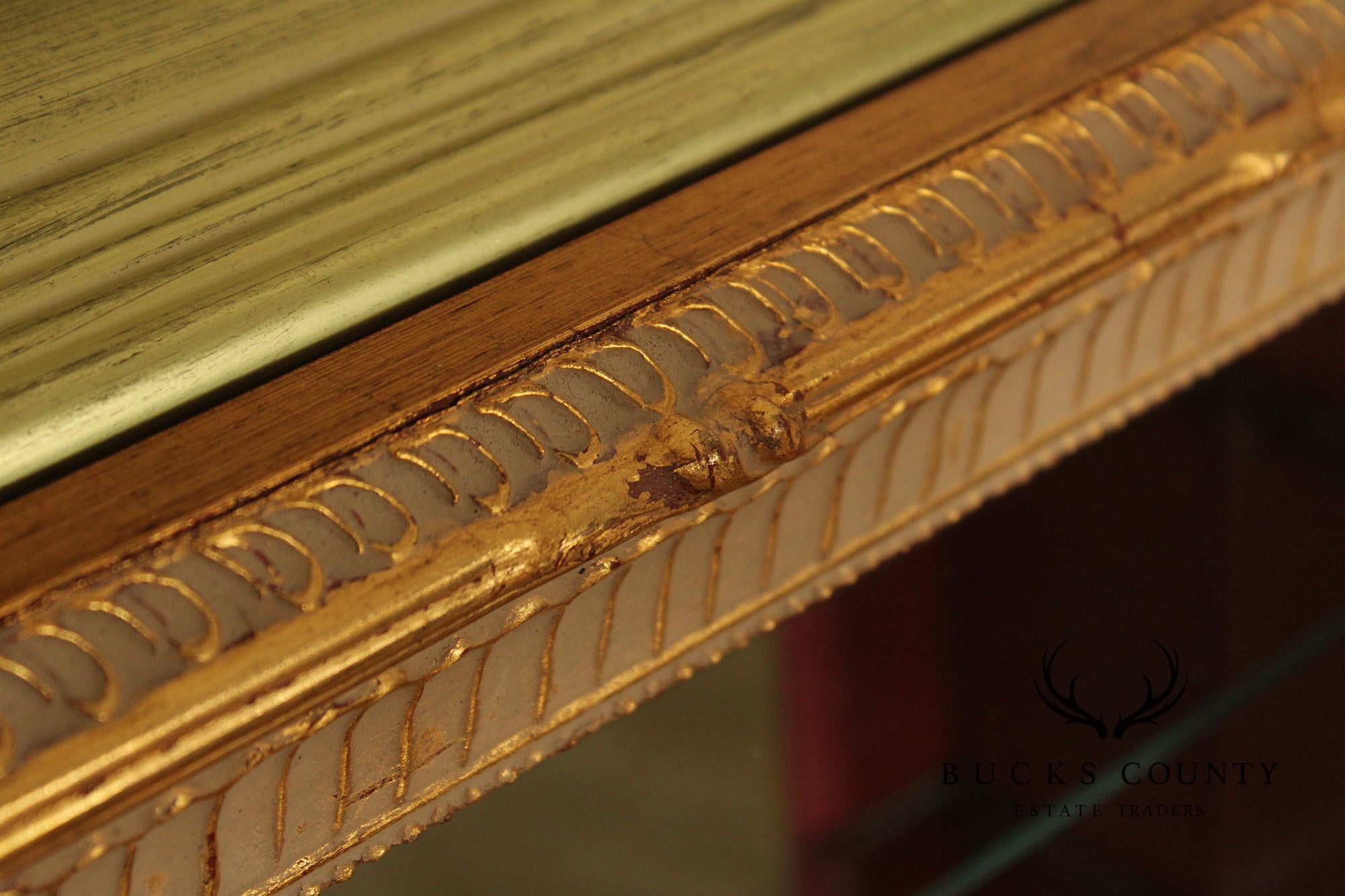 Italian Gold Framed Hanging Display Case