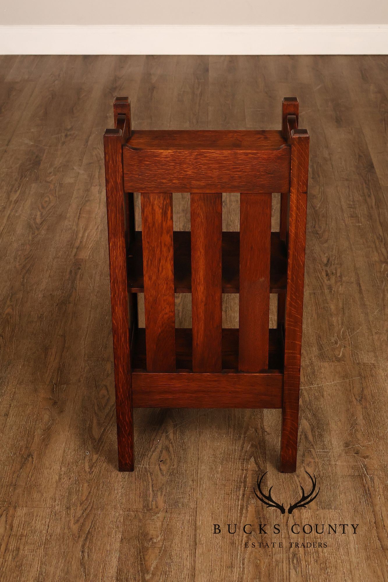 Stickley Brothers Antique Mission Oak Magazine Stand Bookcase