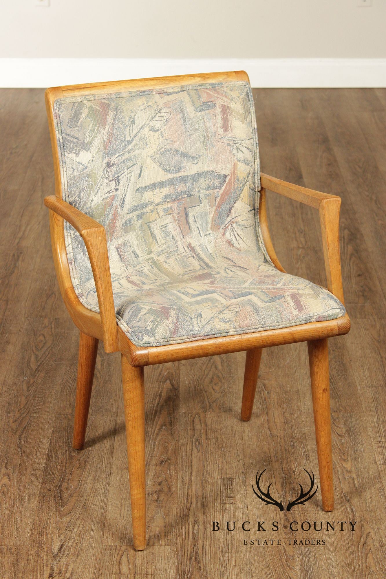 Vintage Mid Century Modern Set Of Six Dining Chairs