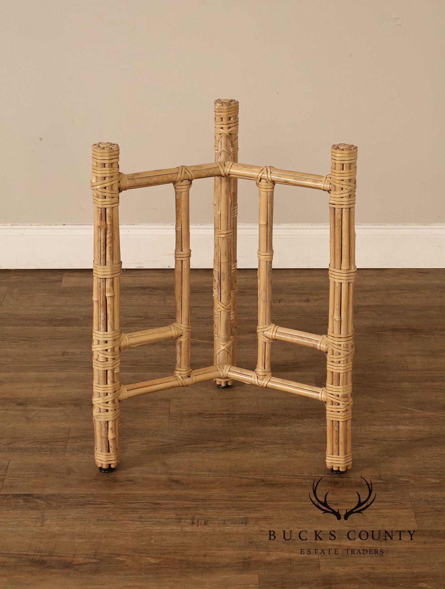McGuire Bamboo Rattan Table Base