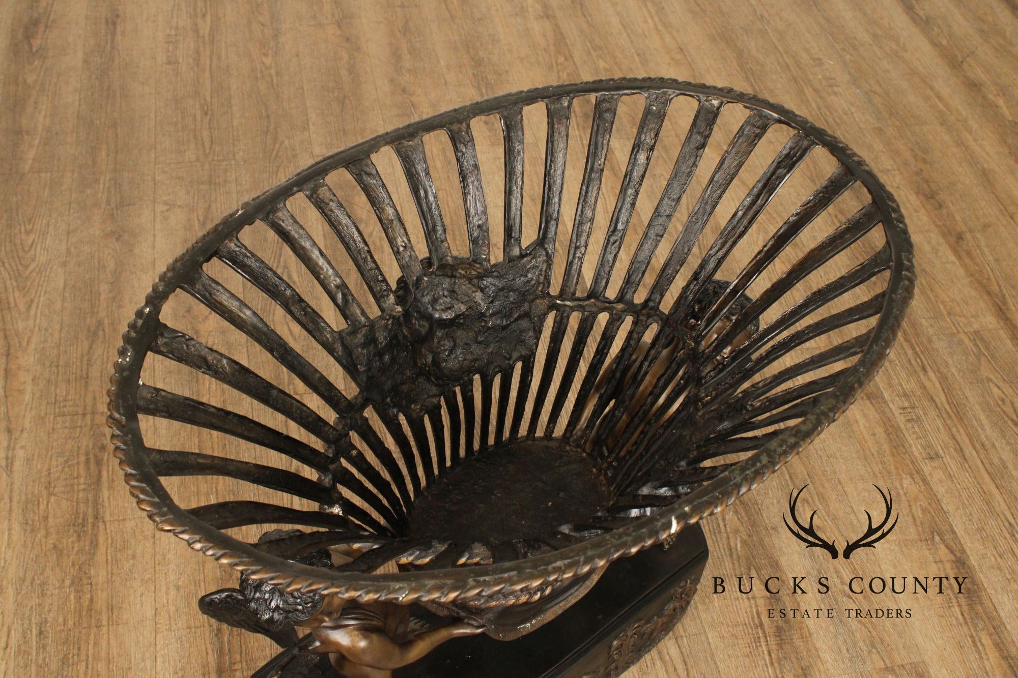 Italian Renaissance Style Bronze Cherub Table Base