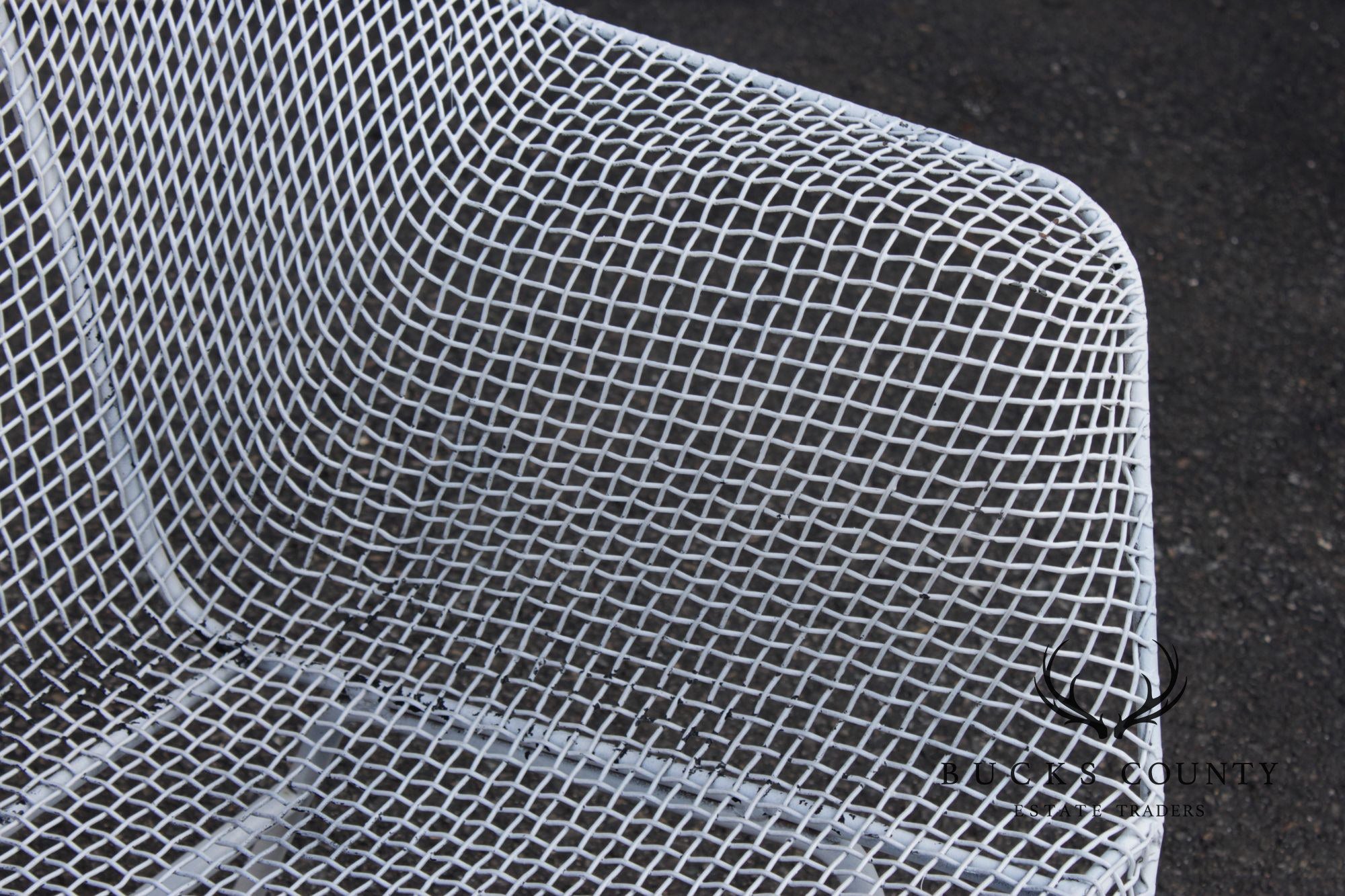 Russell Woodard Mid Century Modern 'Sculptura' Wrought Iron Settee