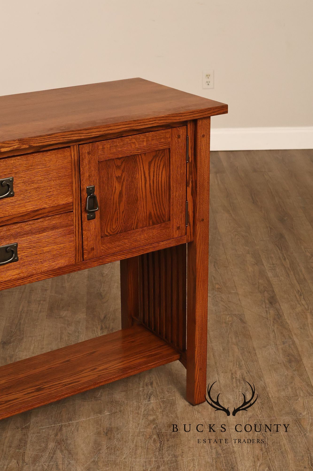 American Arts And Crafts Mission Oak Server Sideboard