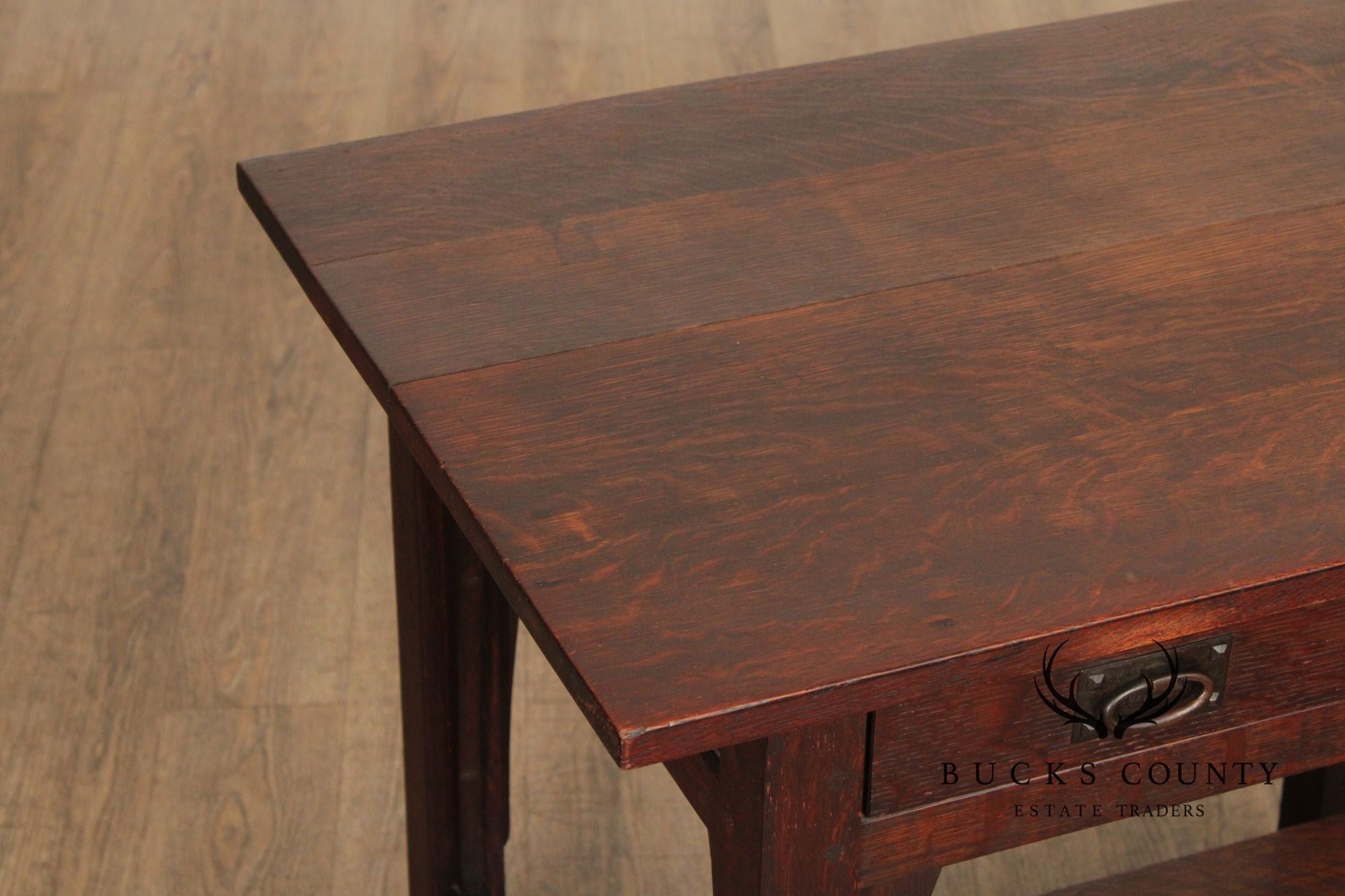 Gustav Stickley Antique Mission Oak Library Table