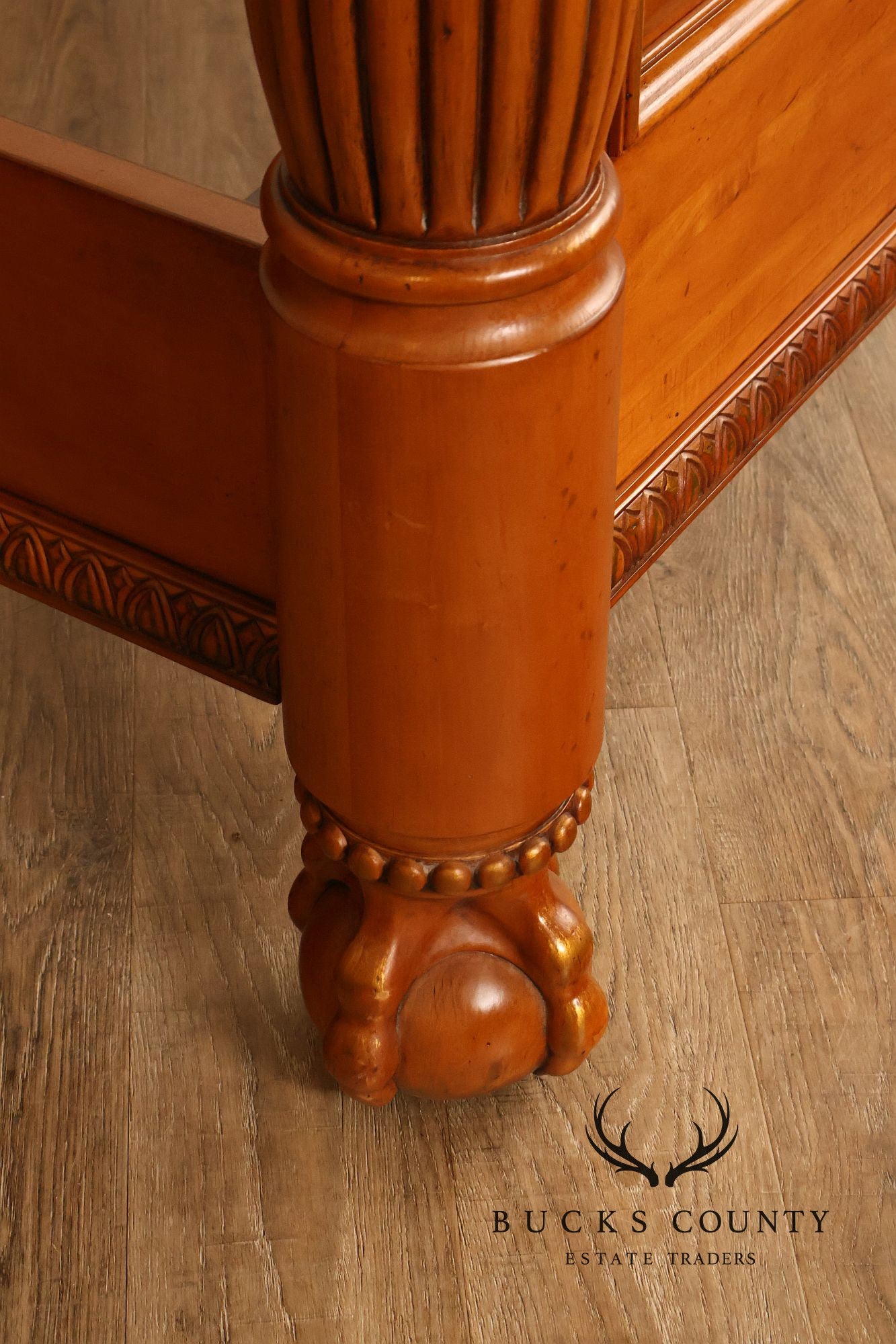 Century Furniture Continental Style King Size Sleigh Bed