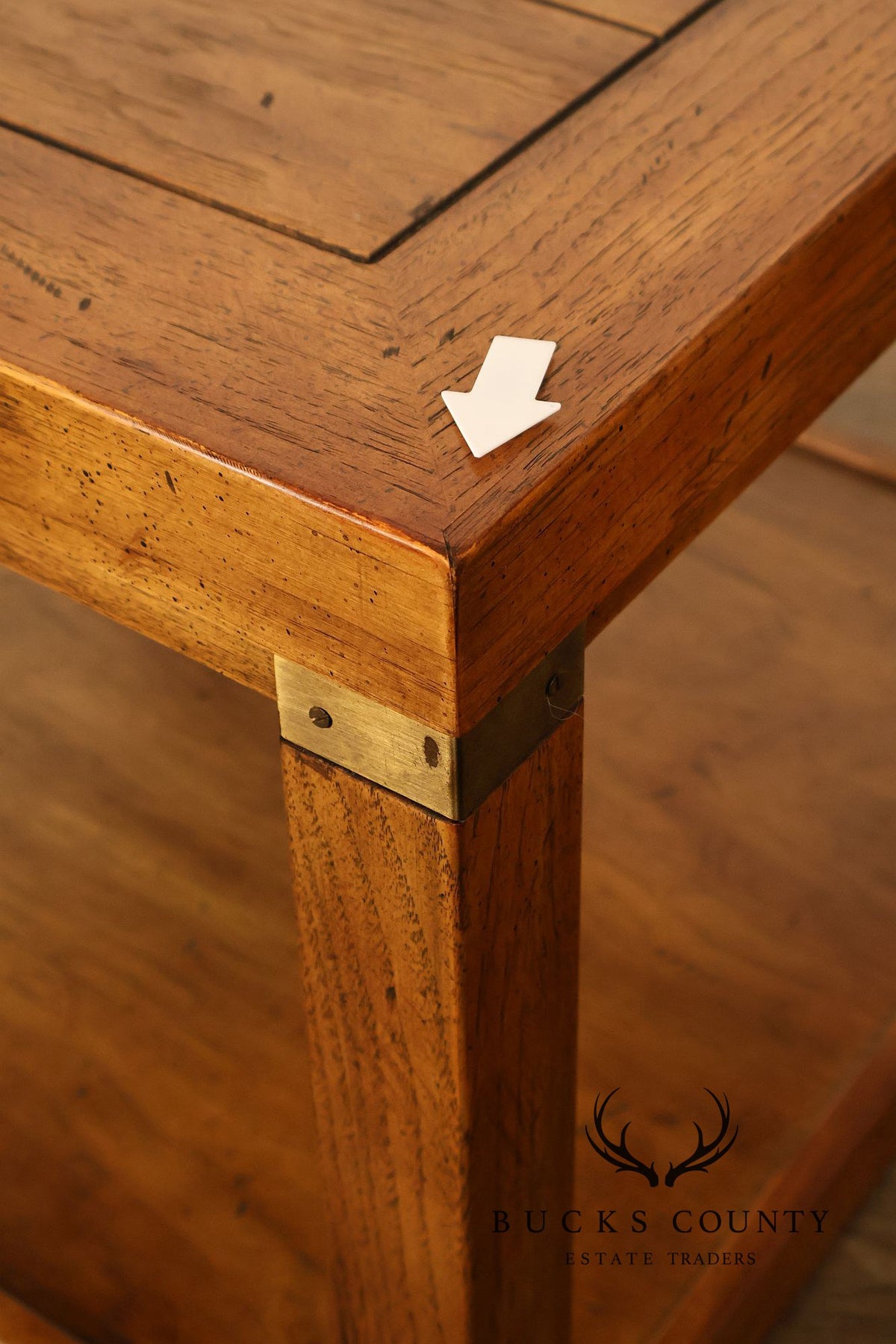 Drexel Heritage Campaign Style End Table