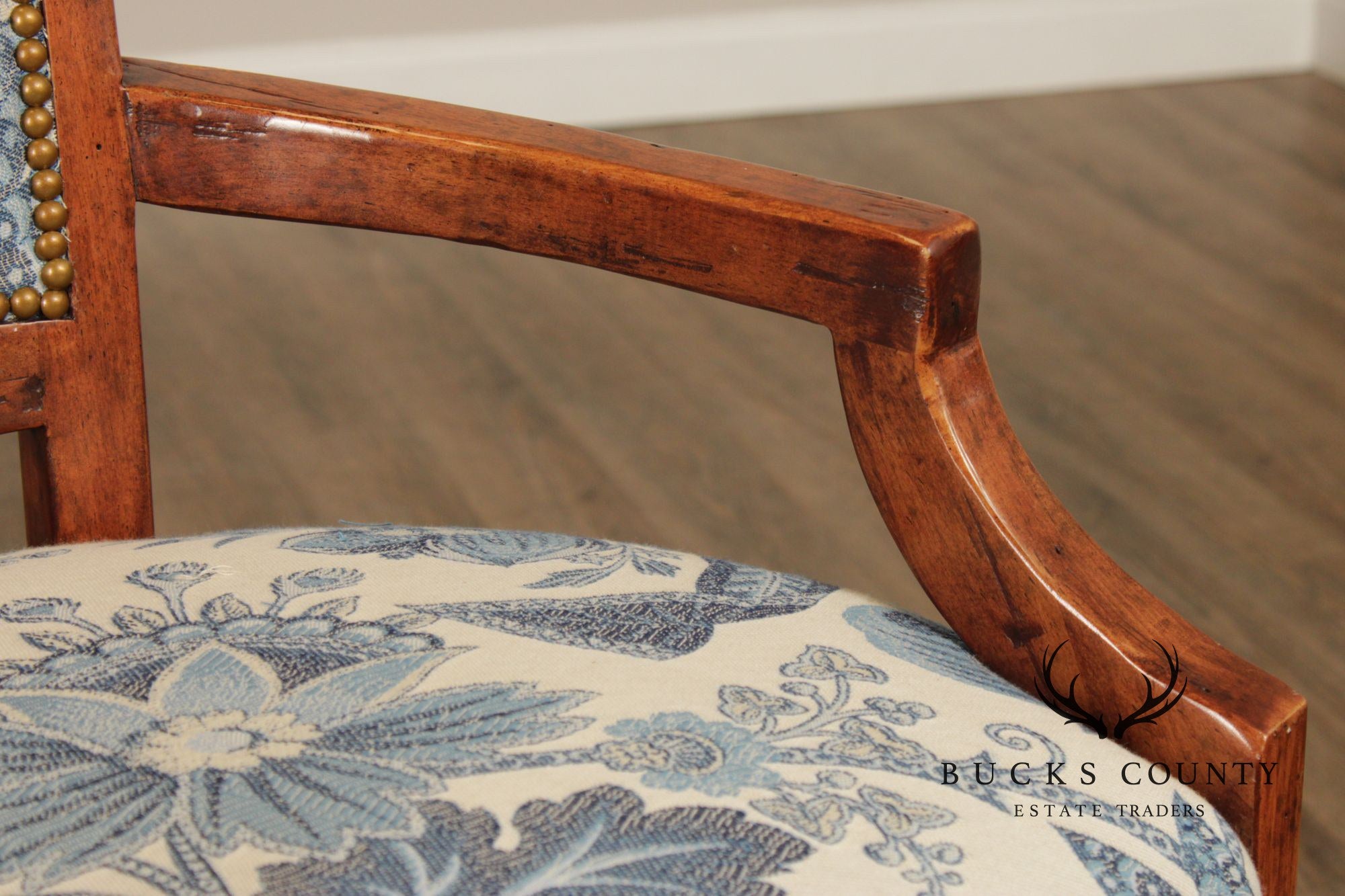 Bausman & Co. Rustic Style Pair of Swivel Barstools