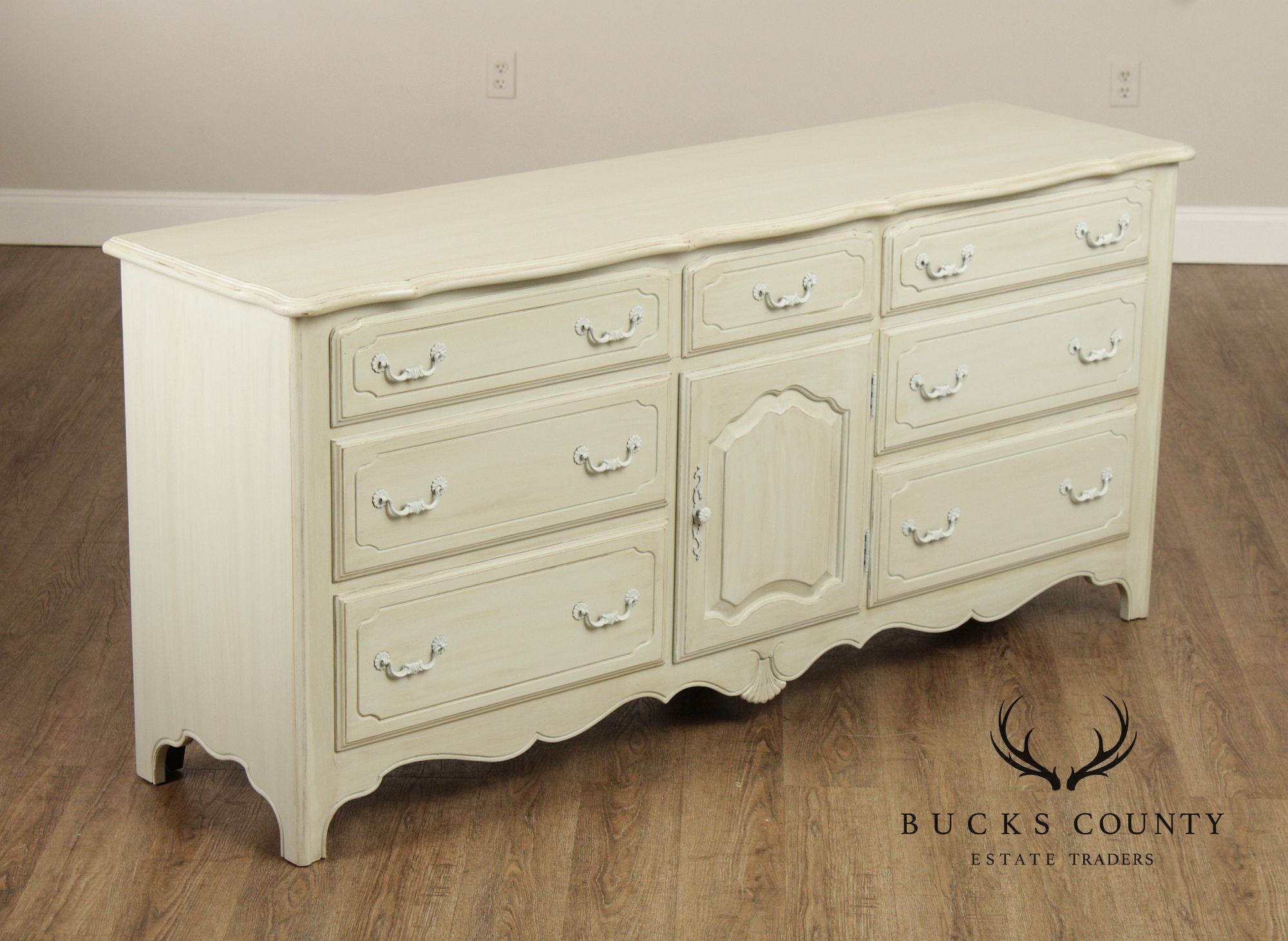 Ethan Allen 'Country French' Painted Door Dresser