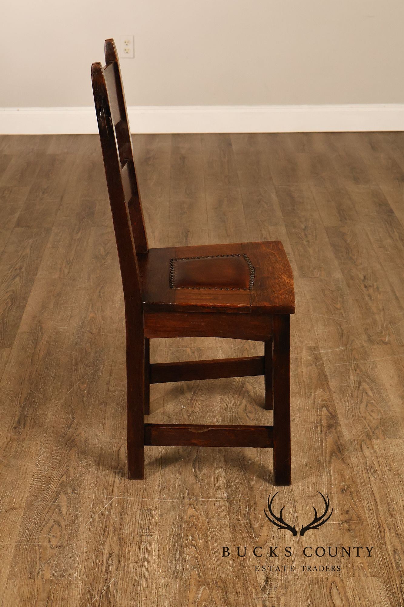 Gustav Stickley Antique Rabbit Ear #1291 Dining Chair