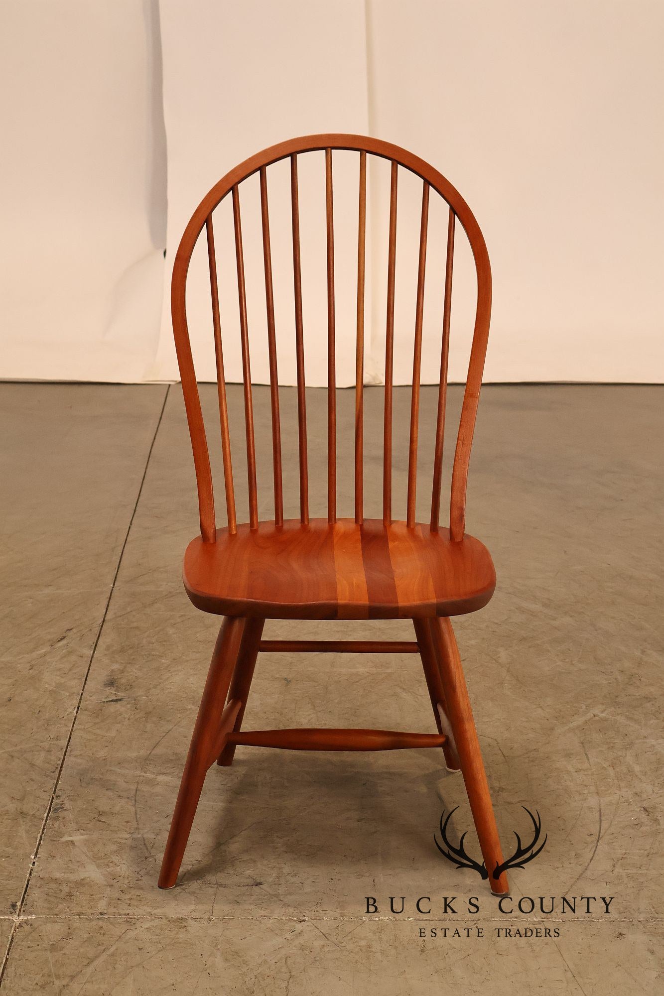 Martin’s Inc Windsor Style Set of 6 Cherry Dining Chairs