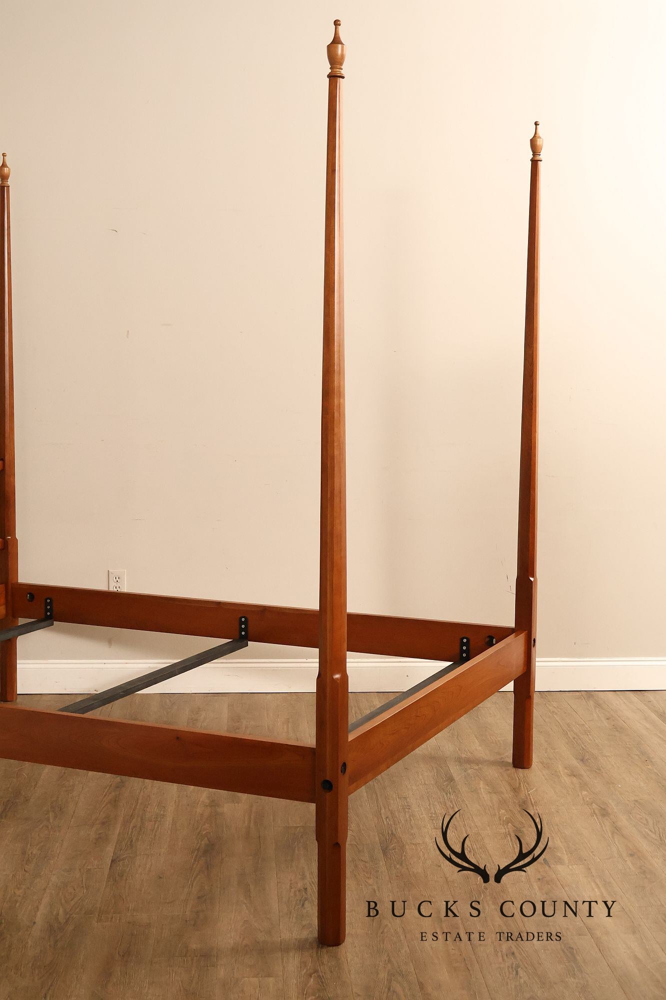 Custom Quality Solid Cherry Queen Size Poster Bed