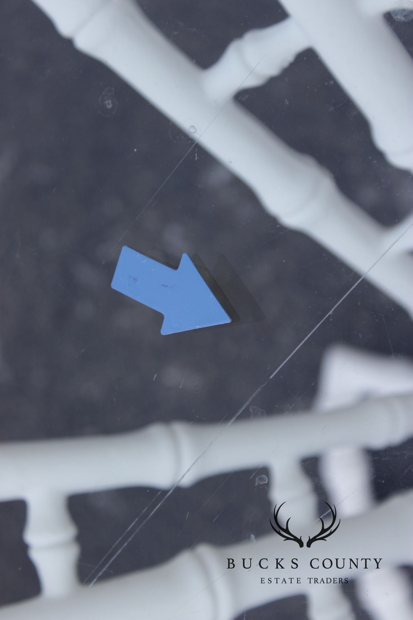 Hollywood Regency Cast Aluminum Faux Bamboo Round Glass Top Patio Table