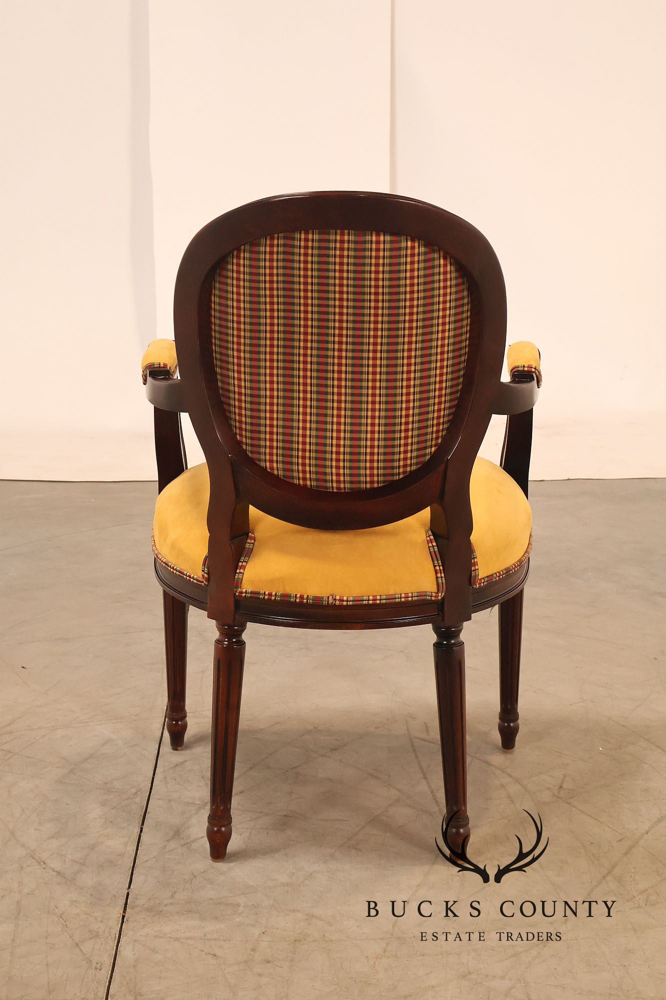 Century Furniture French Louis XVI Style Set of Ten Oval Back Dining Chairs