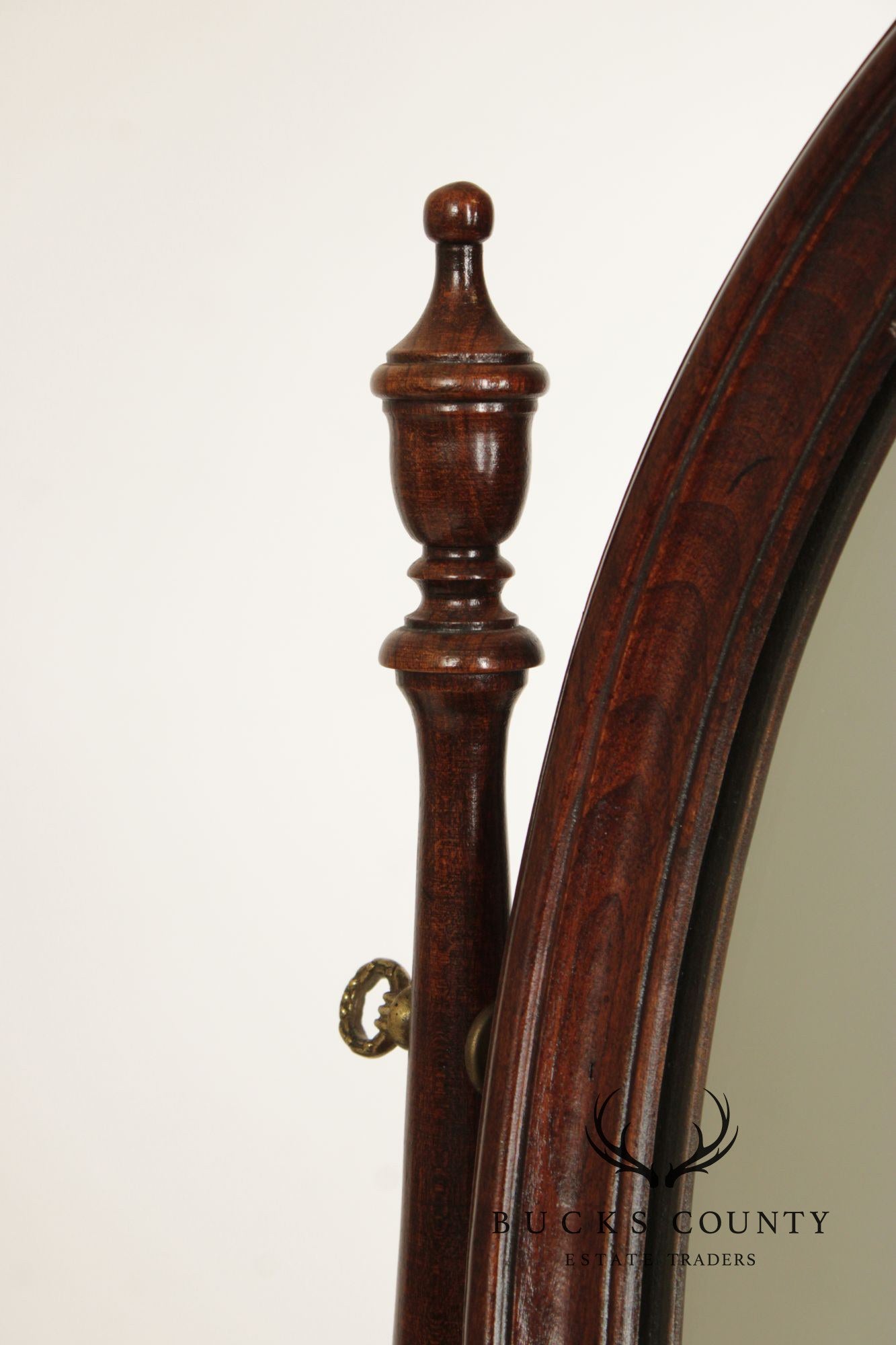 Ethan Allen Georgian Court Cherry Dresser Top Shaving Mirror