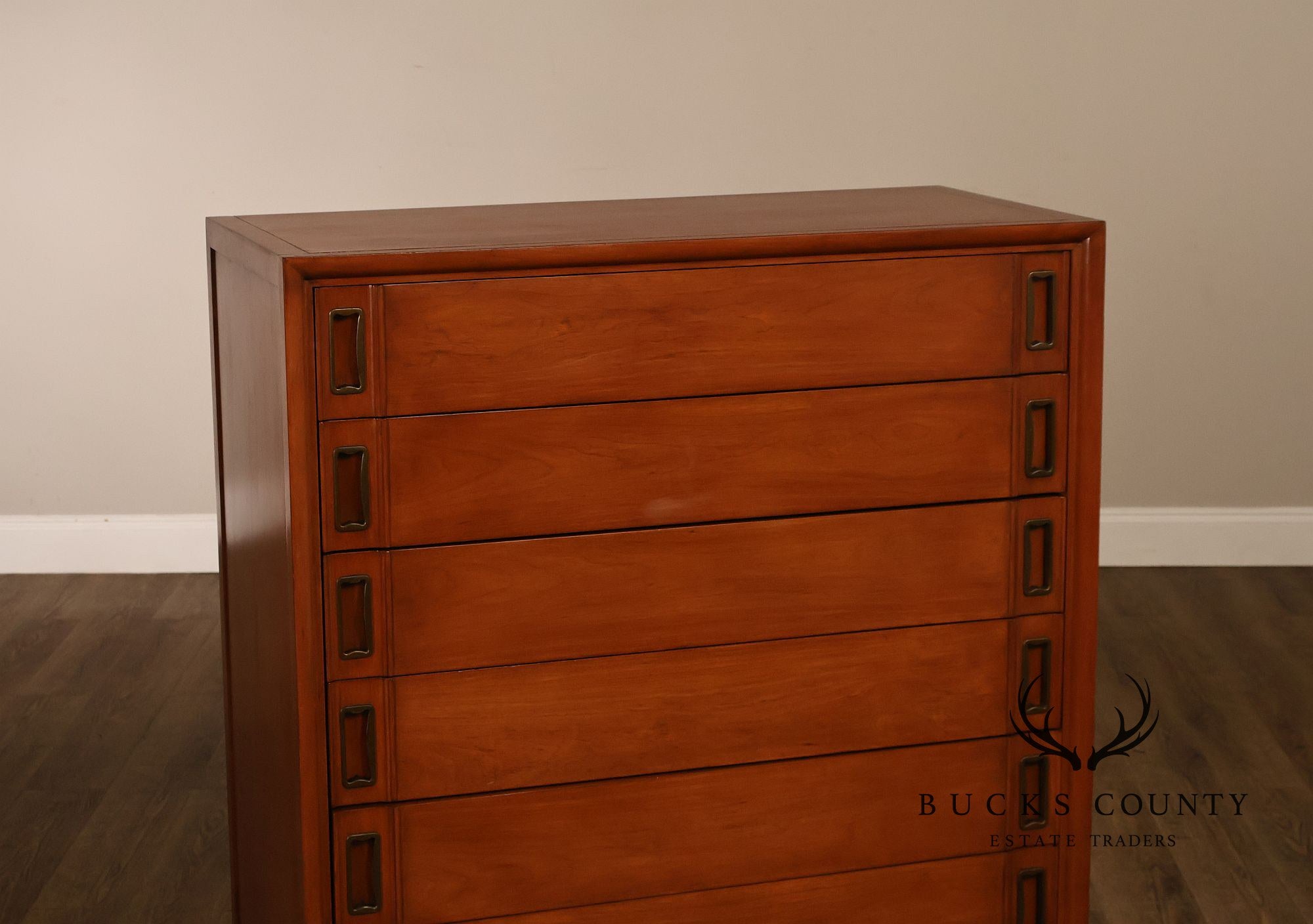 Red Lion Company Mid Century Modern Six Drawer High Chest