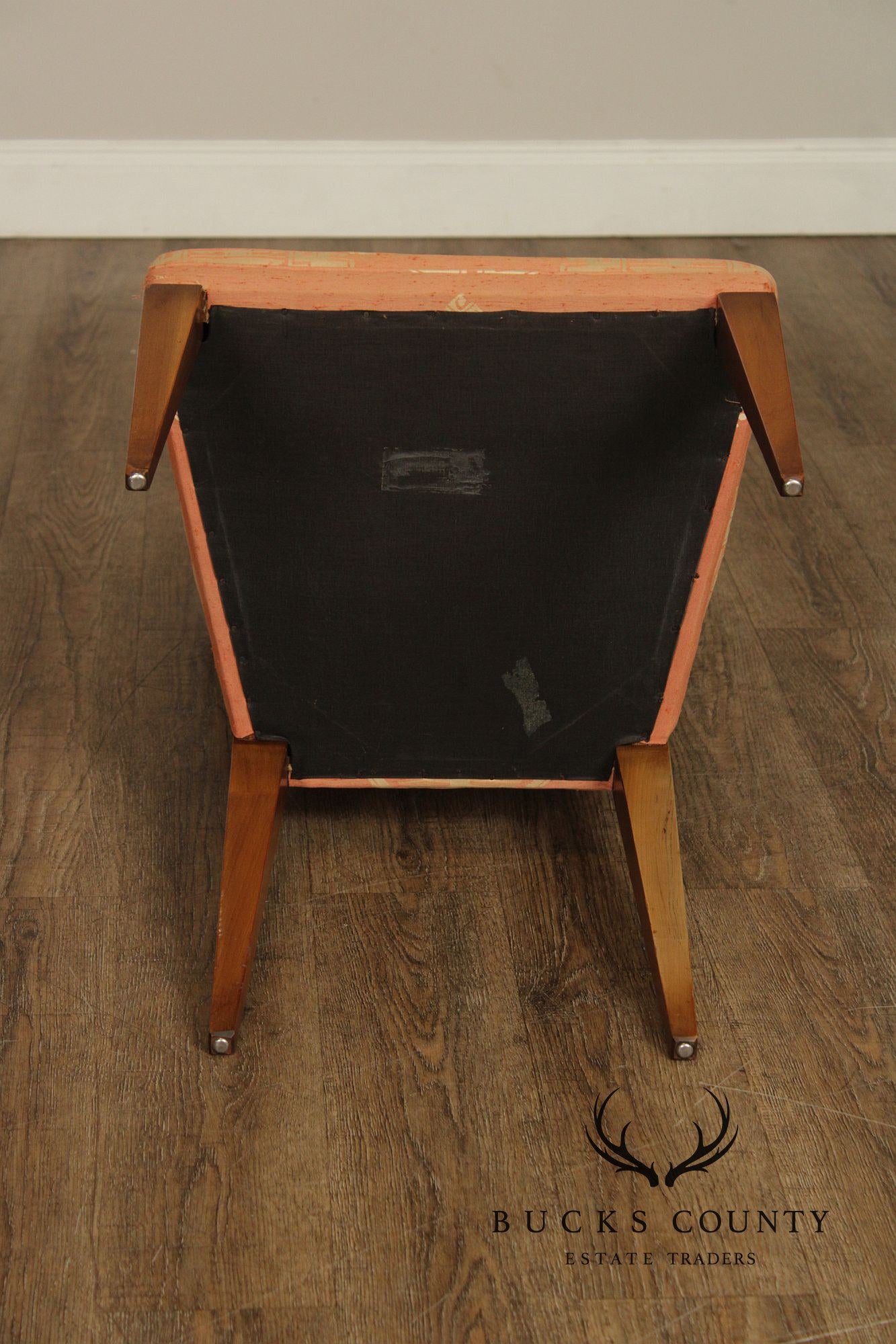 John Widdicomb Mid-Century Modern Set Of Four Walnut Cane Back Dining Chairs