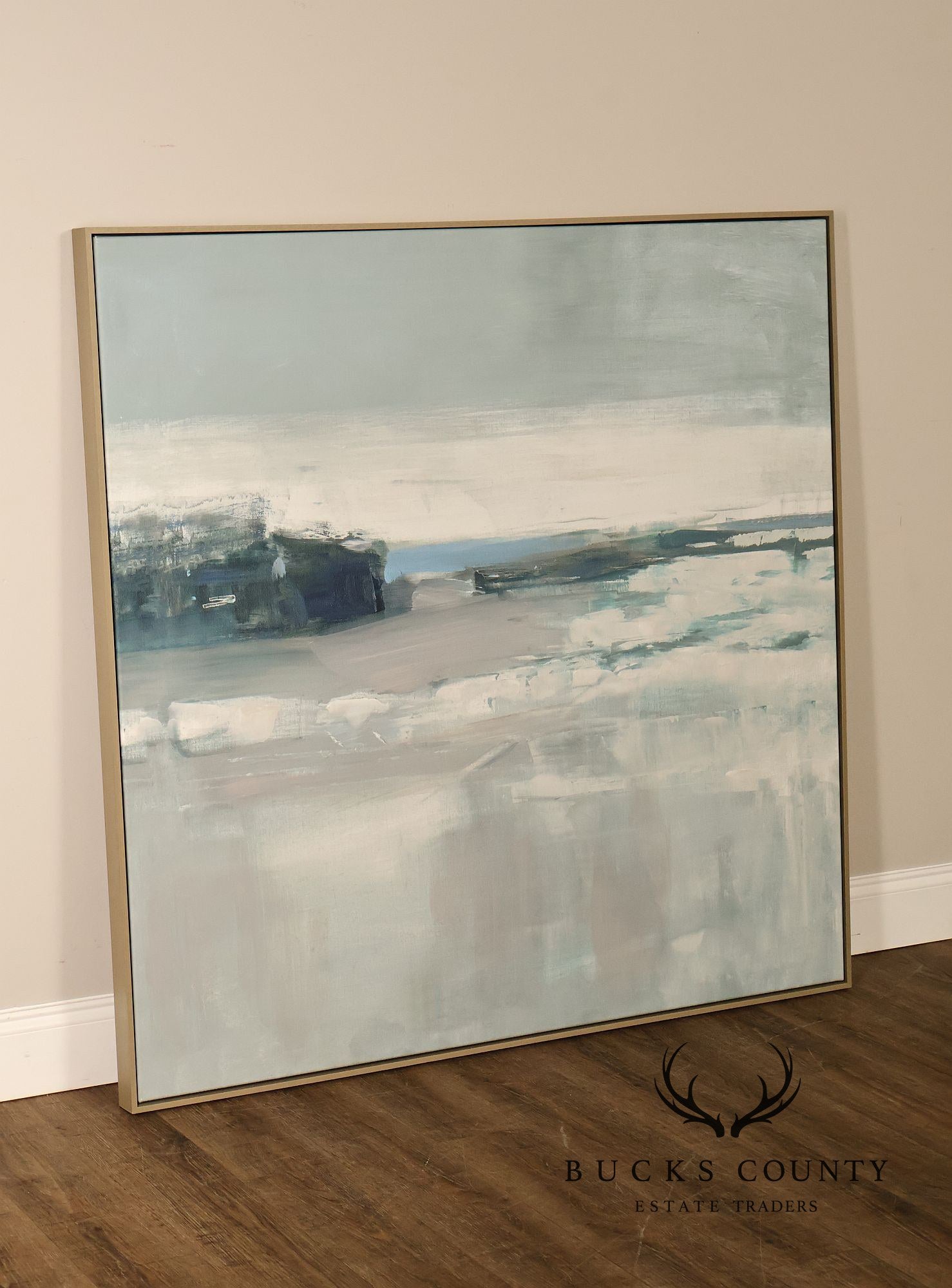 Abstract Ocean Landscape Painting, 'Off the Path'