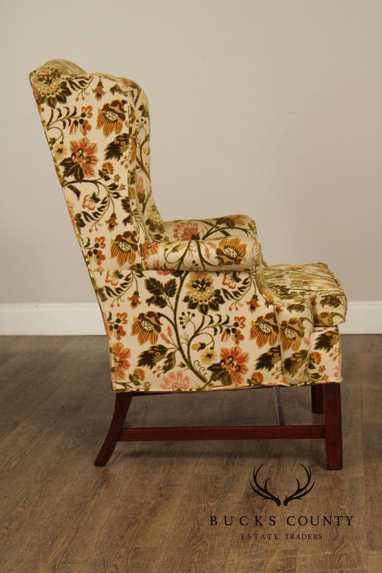 Hickory Chair Vintage Pair Of Wingback Chairs