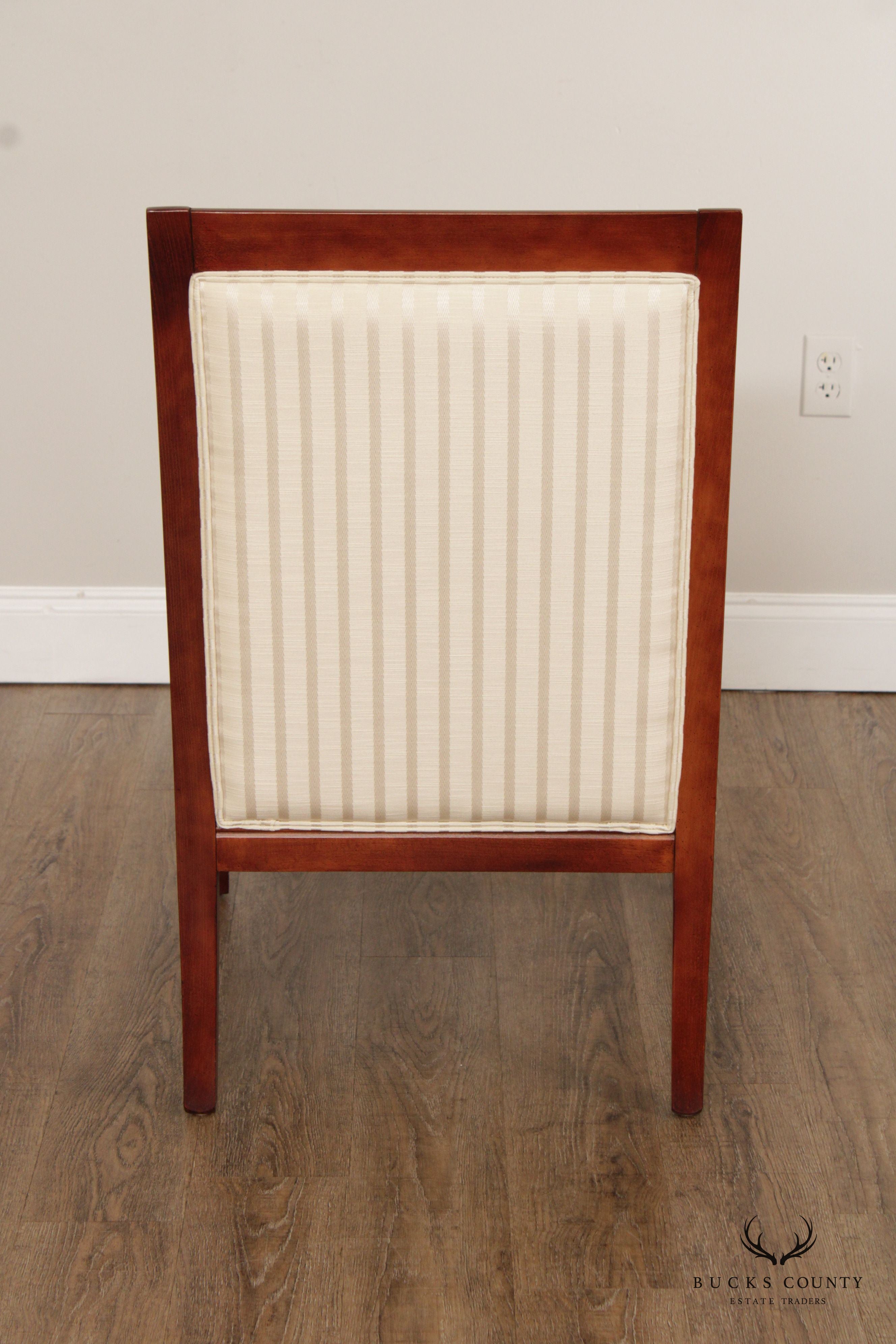Ethan Allen French Empire Style Carved Armchair