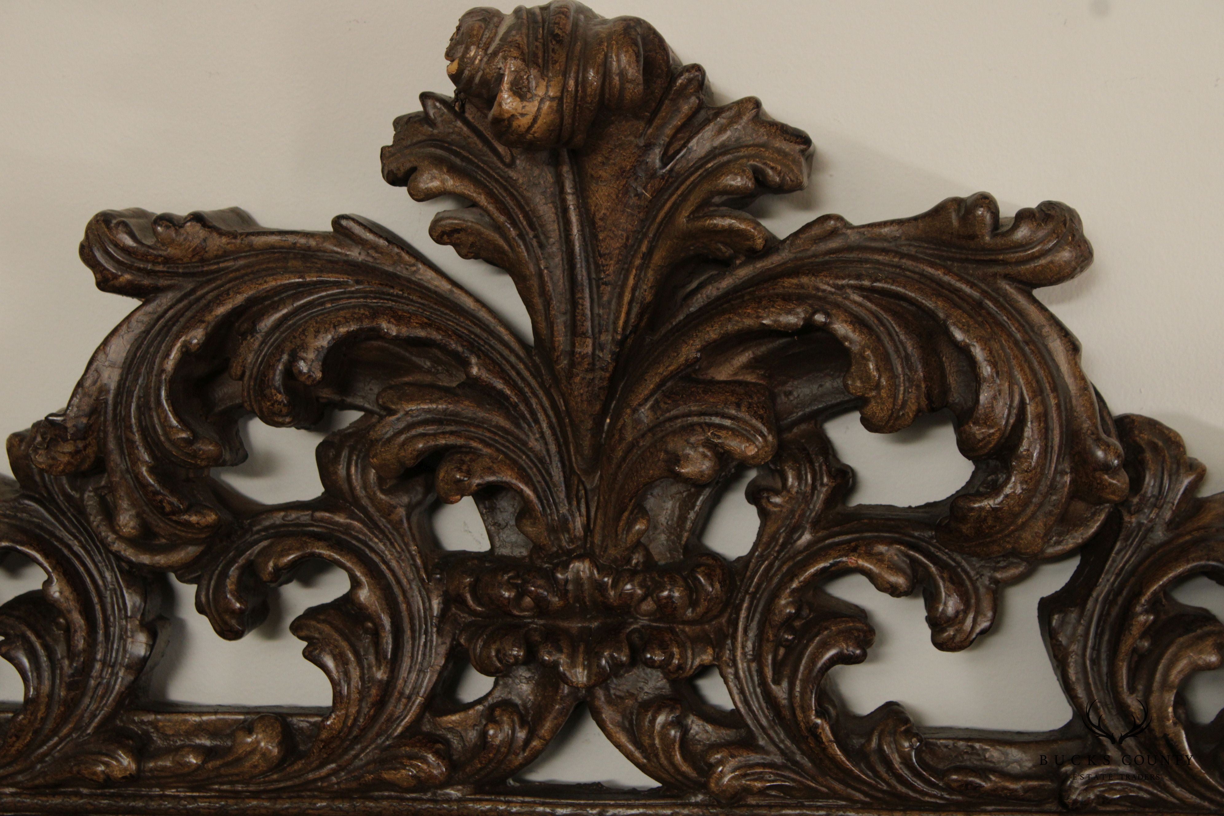 Timeless Reflections Rococo Style Carved Wall Mirror