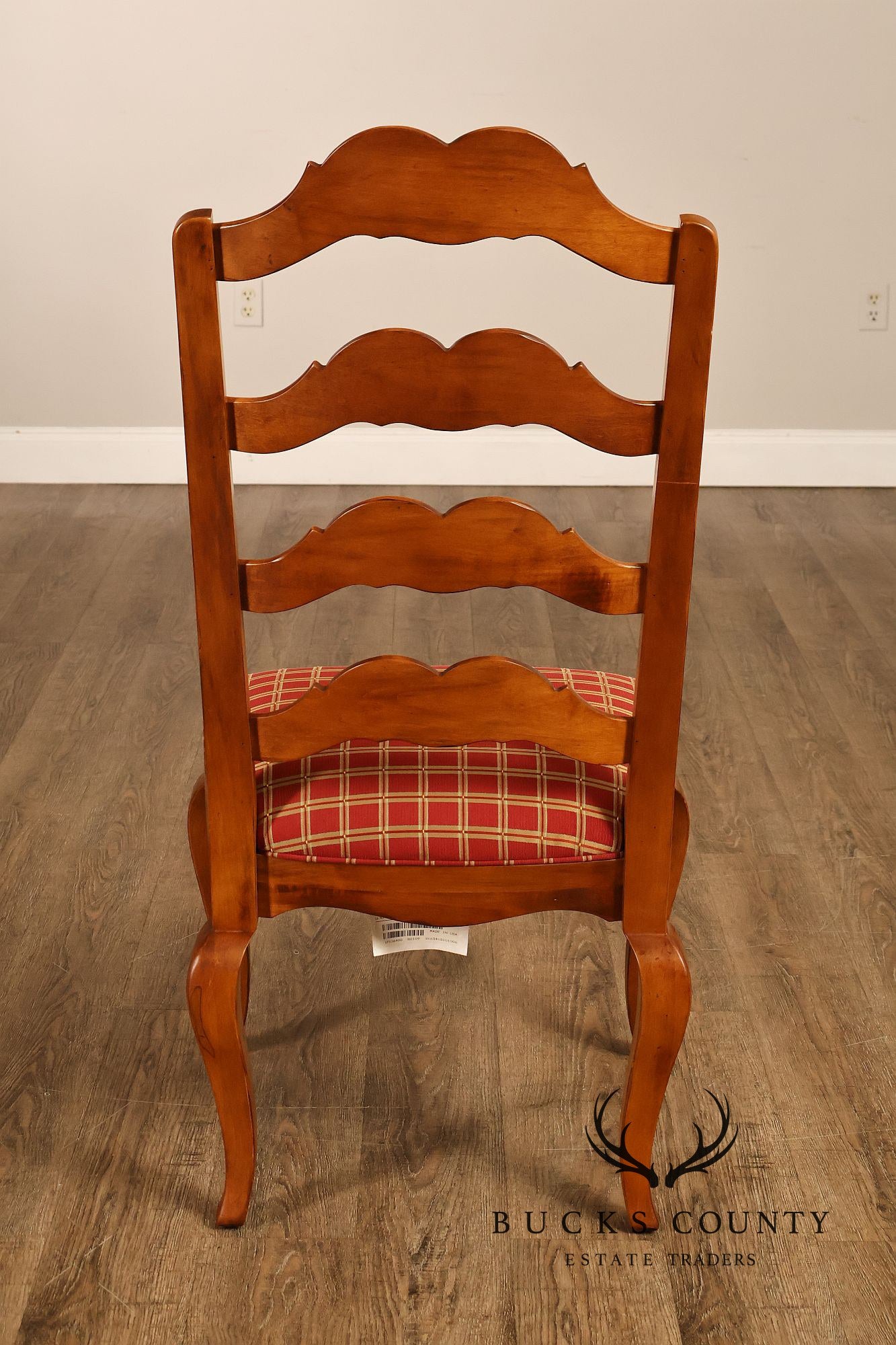 Ethan Allen Legacy Collection Set Of 10 Maple French Country Ladder Back Dining Chairs