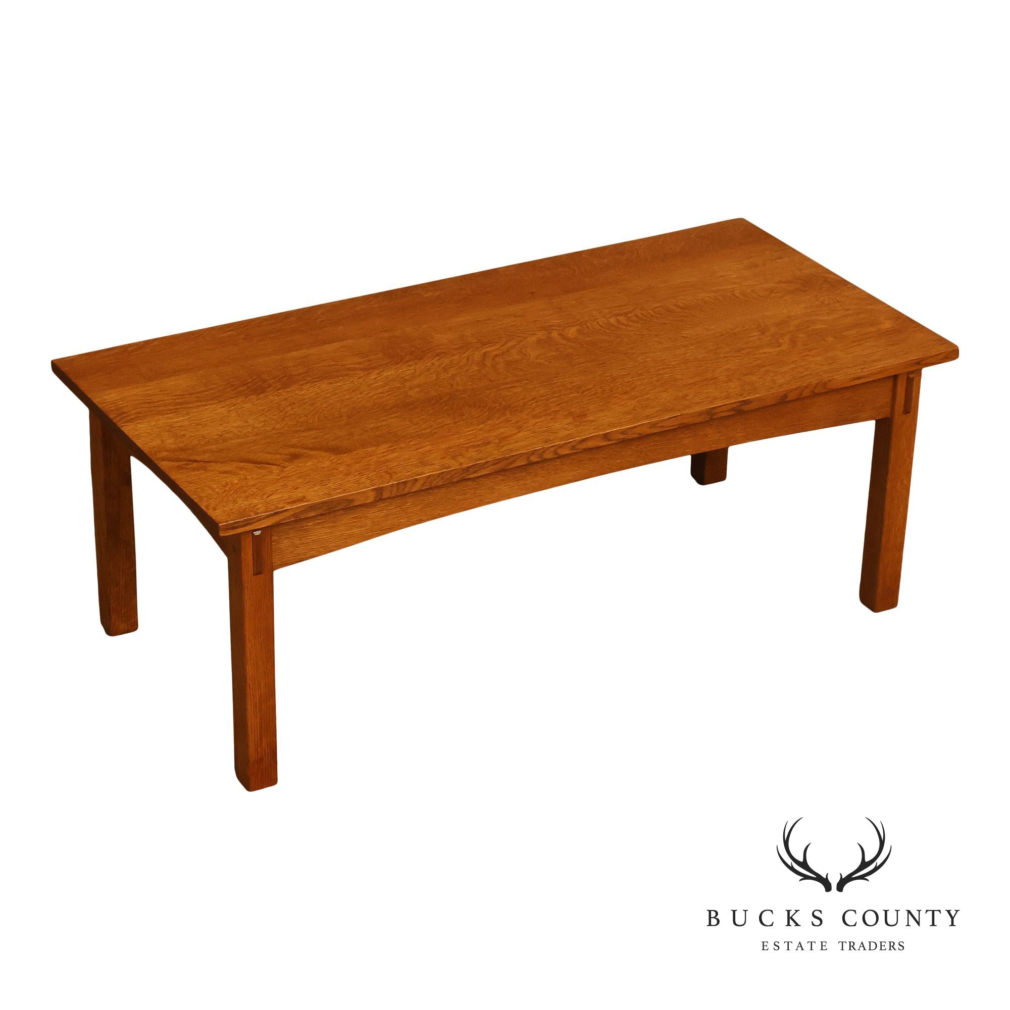 Stickley Mission Collection Oak Cocktail Table