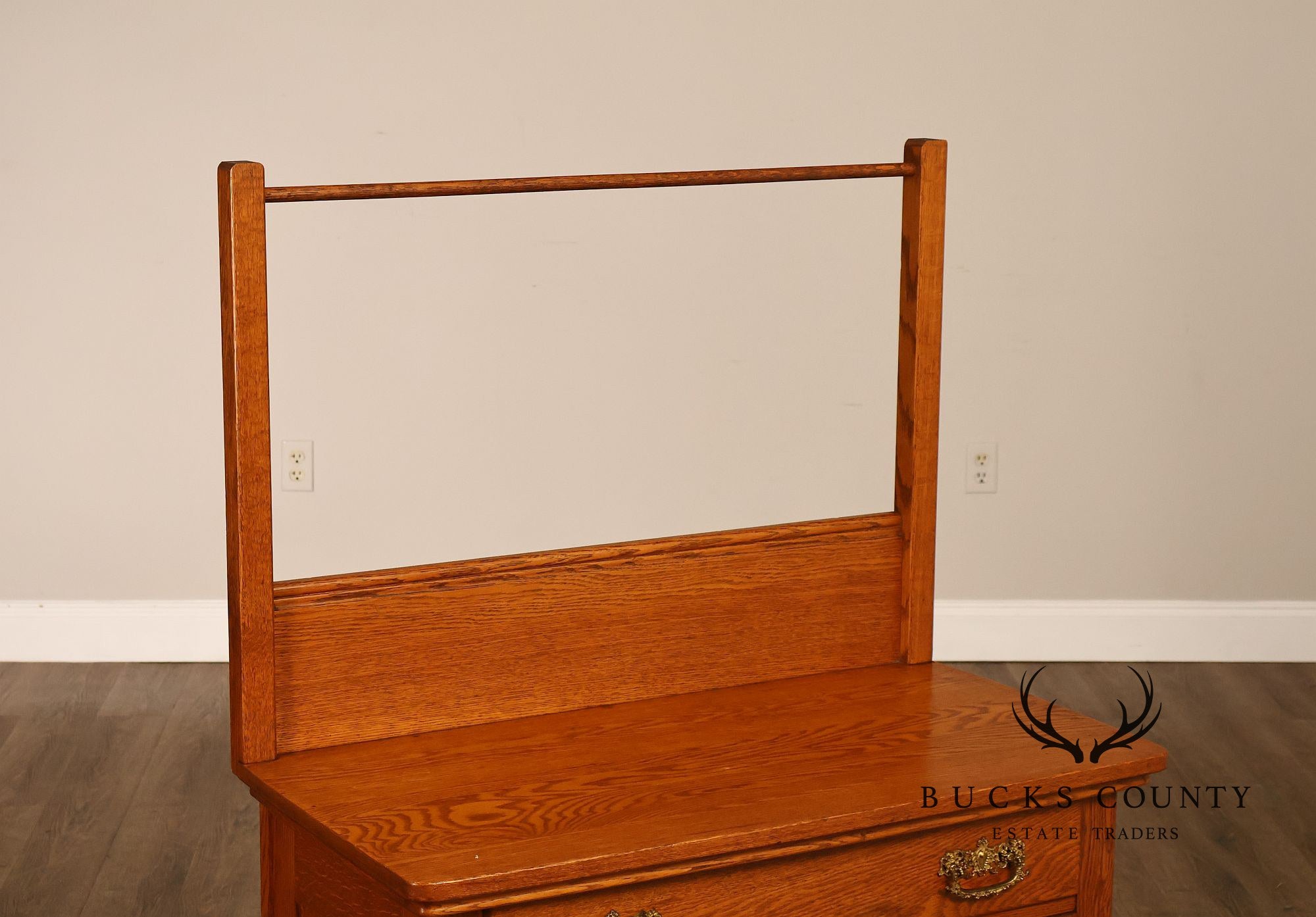 Paine’s Furniture Company Antique Victorian Oak Washstand