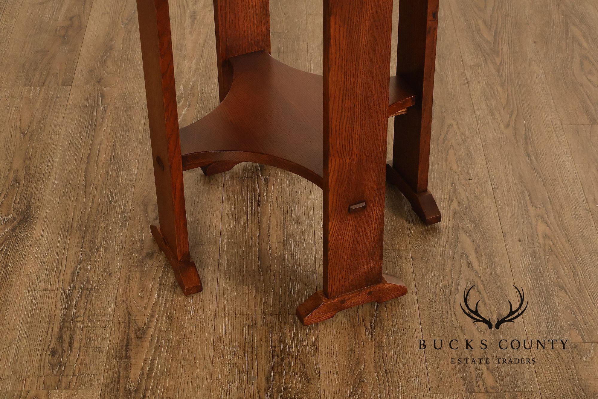 Stickley Mission Collection Oak Octagonal End Table
