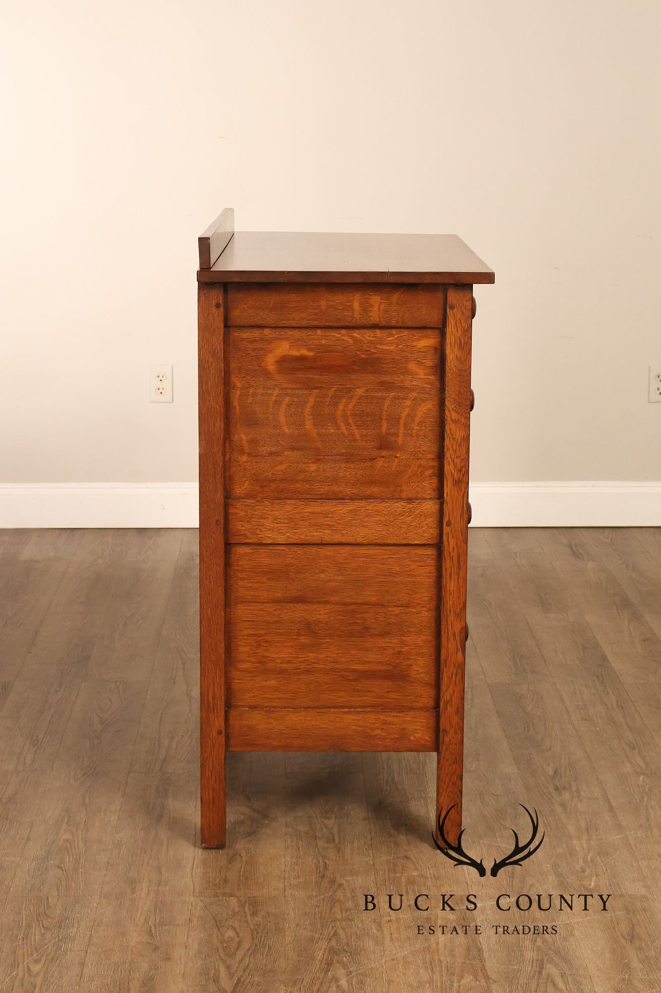 Antique Gustav Stickley Mission Oak Chest Of Drawers #909