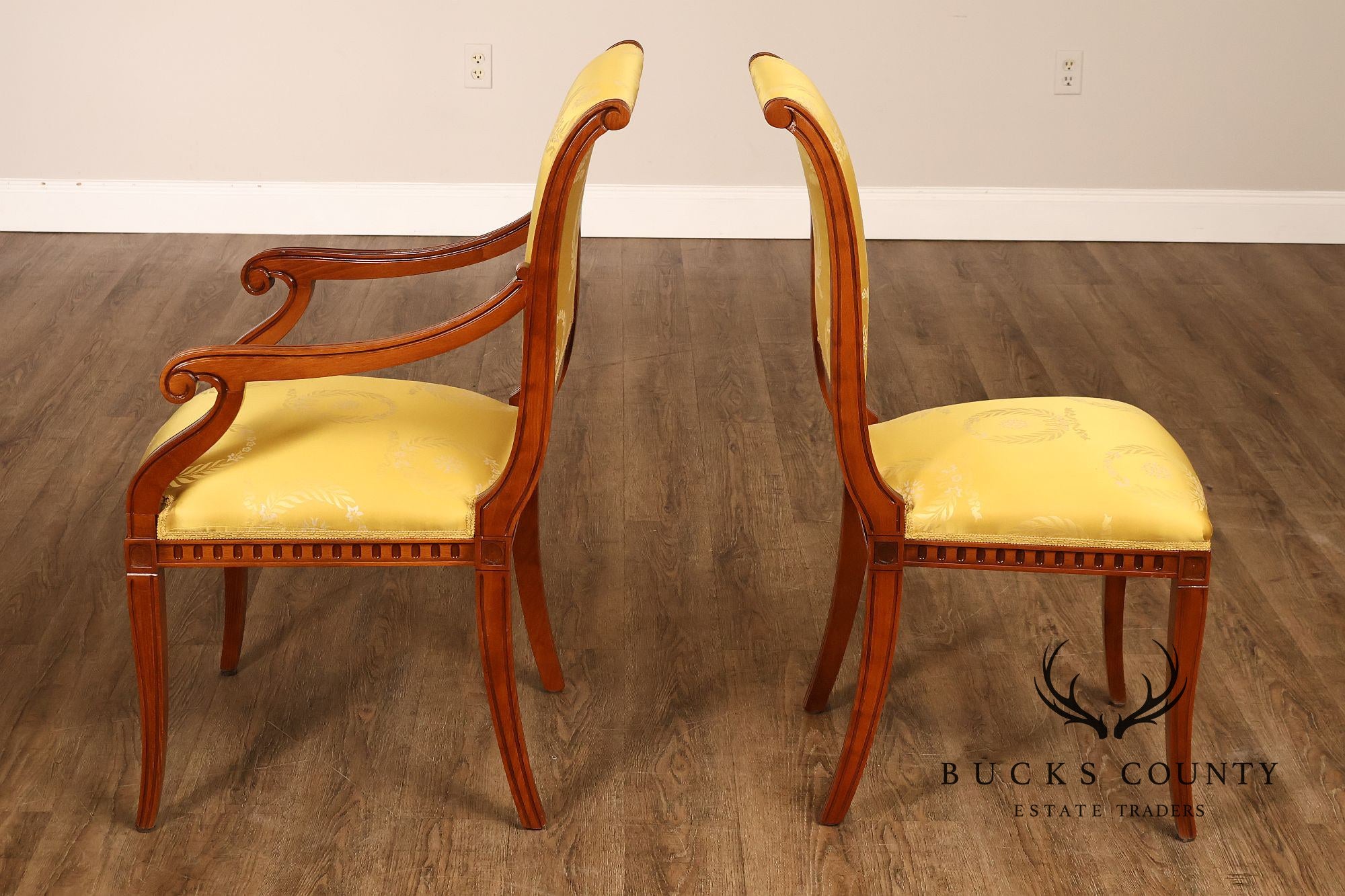 French Empire Set Of Twelve Dining Chairs