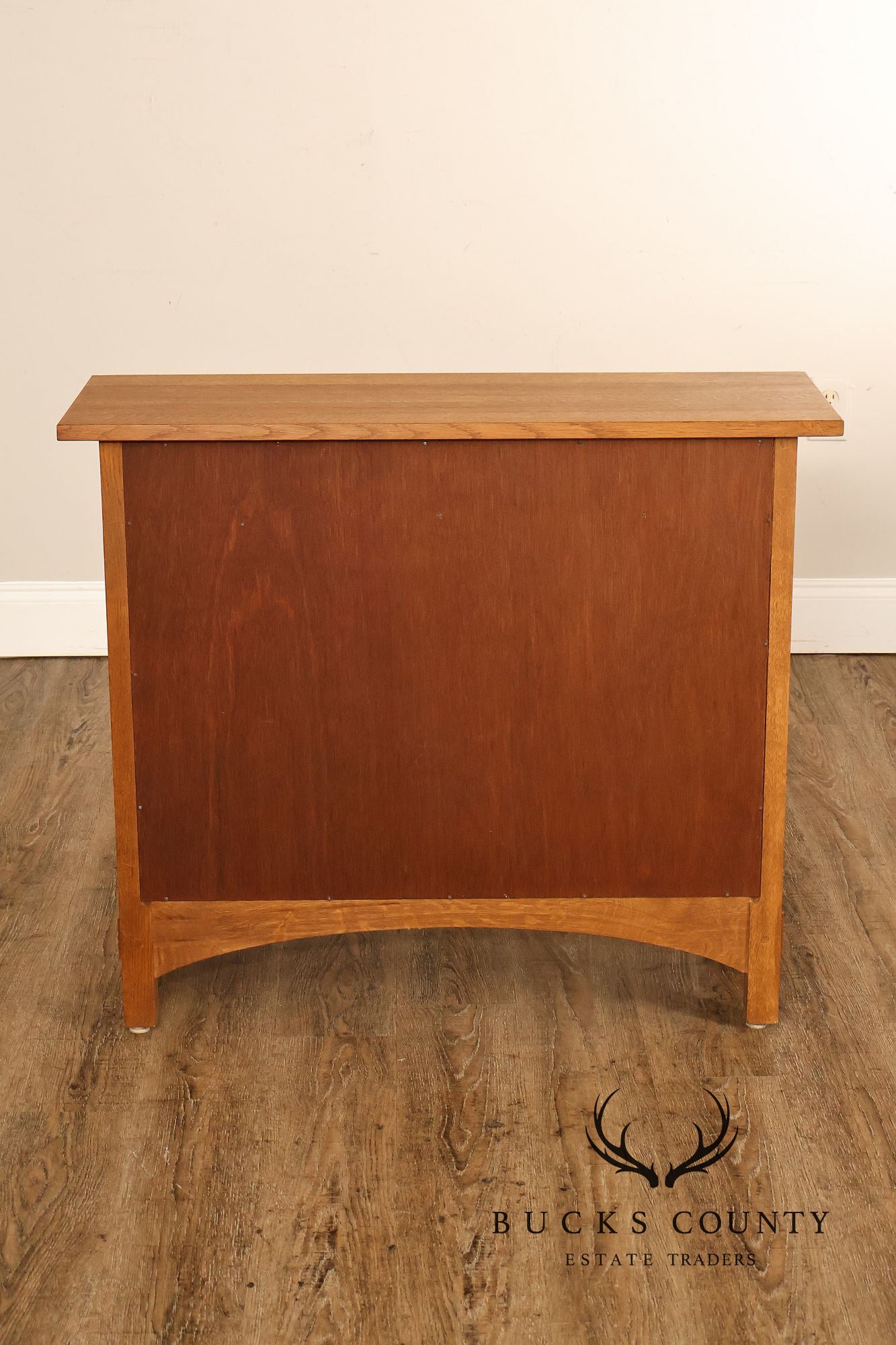 Stickley Mission Collection Harvey Ellis Inlay Oak Small Cabinet