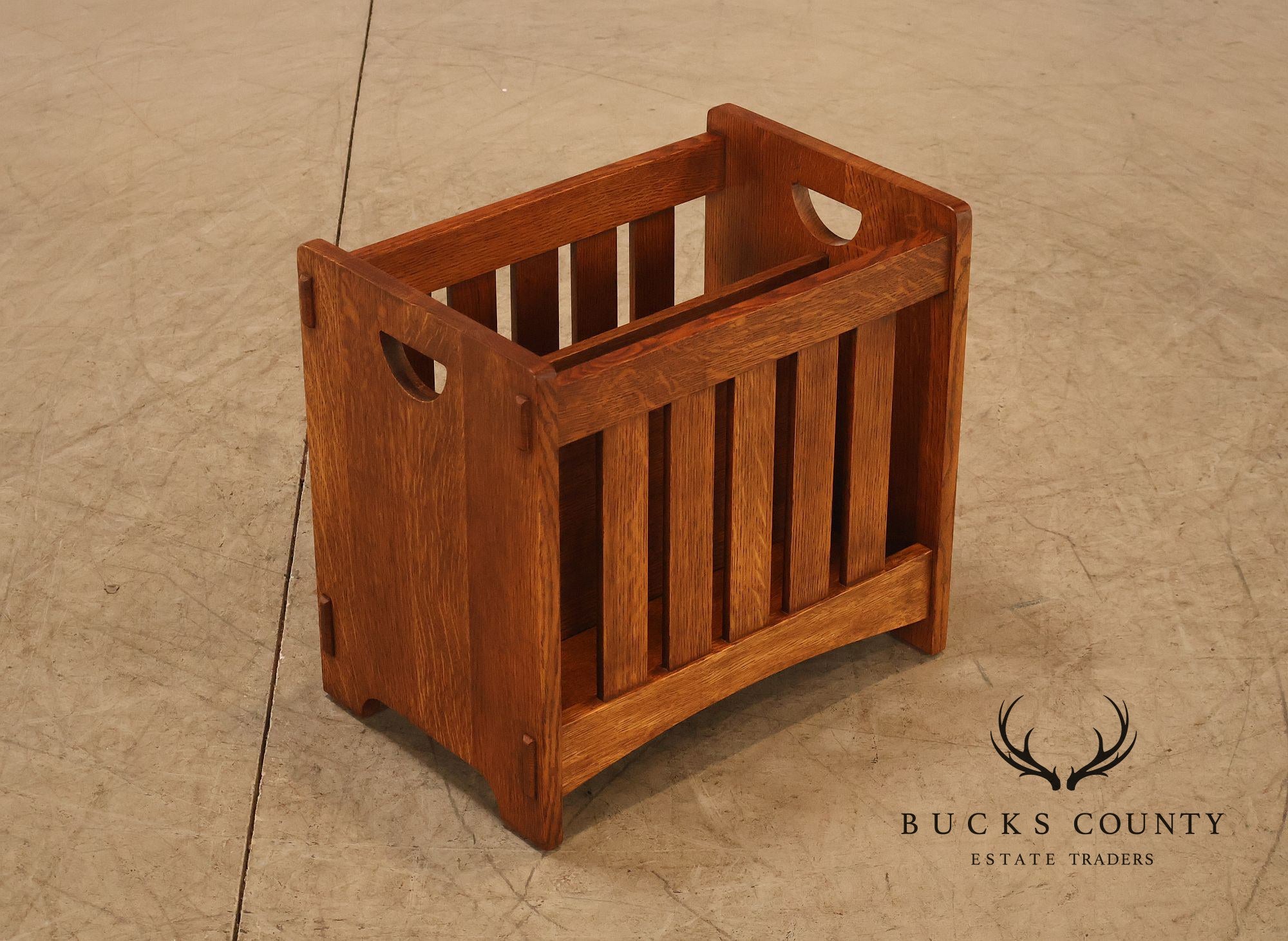 Stickley Mission Collection Oak Magazine Rack