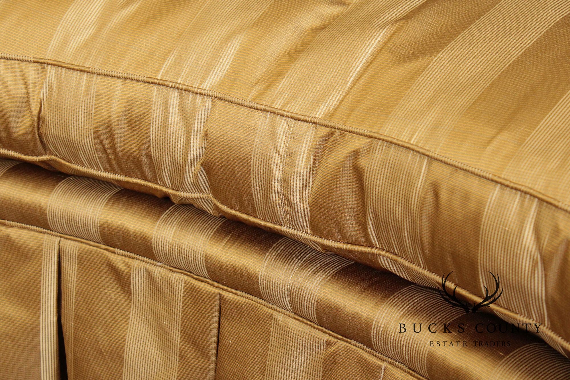 TRS Furniture Inc. Custom Upholstered Curved Back Sofa