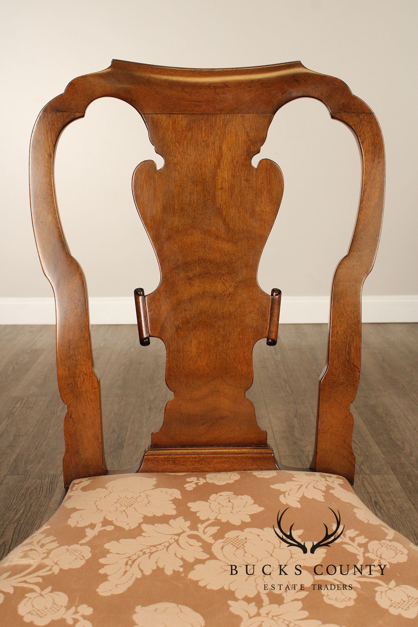 Kittinger Colonial Williamsburg Collection Set Of Four Mahogany Georgian Style Dining Chairs CW180