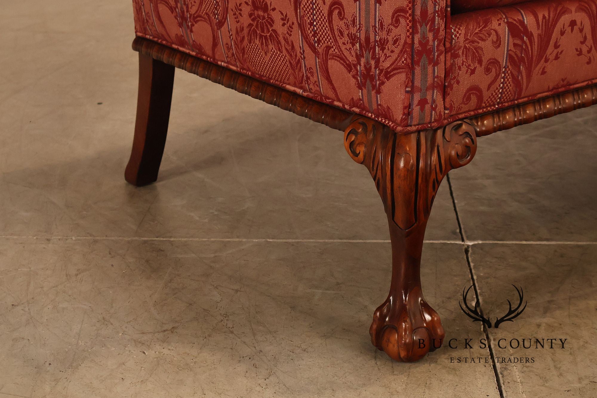 Hickory Chair 'Historical James River Plantations' Pair of Mahogany Sofas
