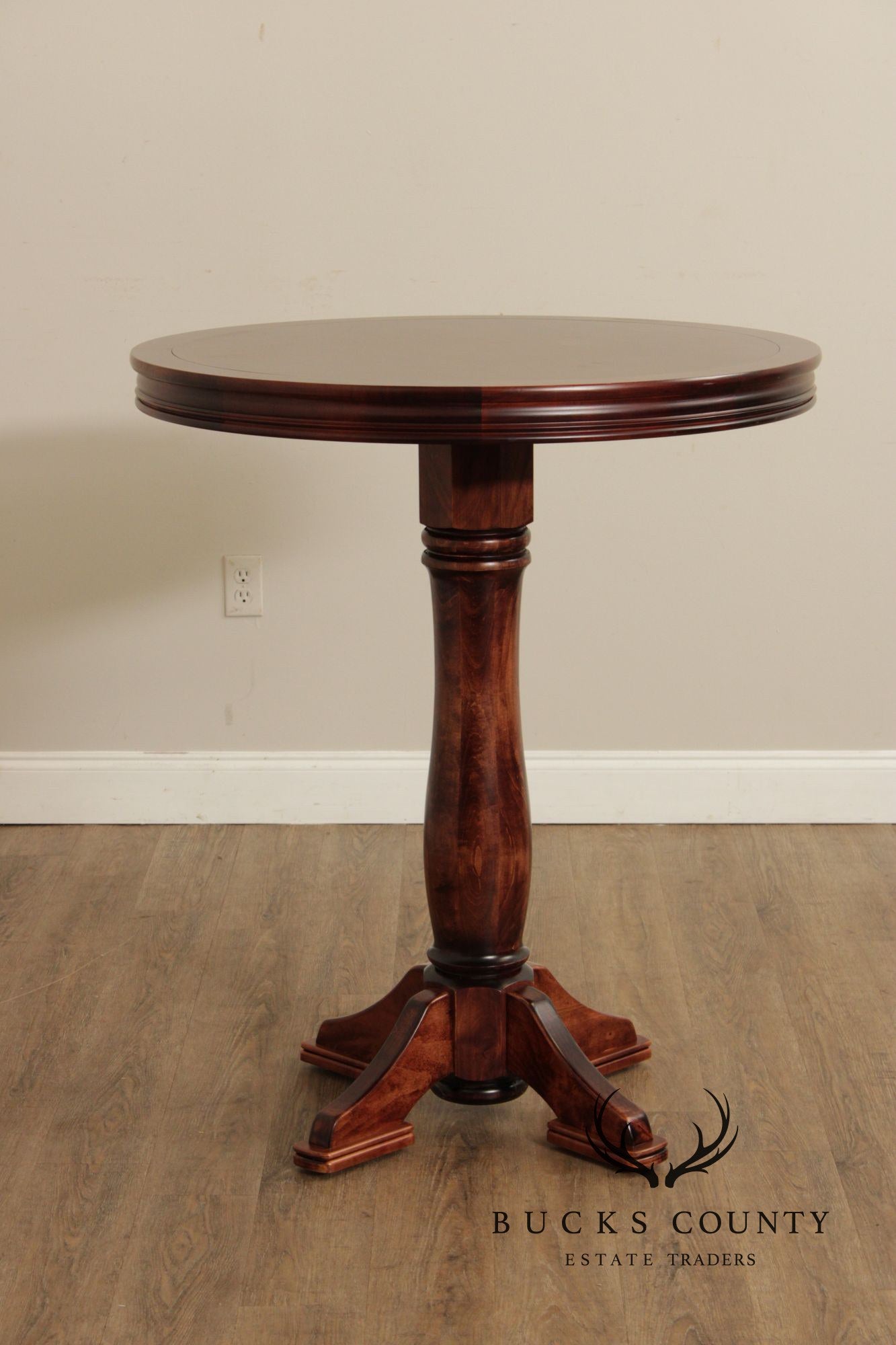 Rustic Style Round Top Bistro Table